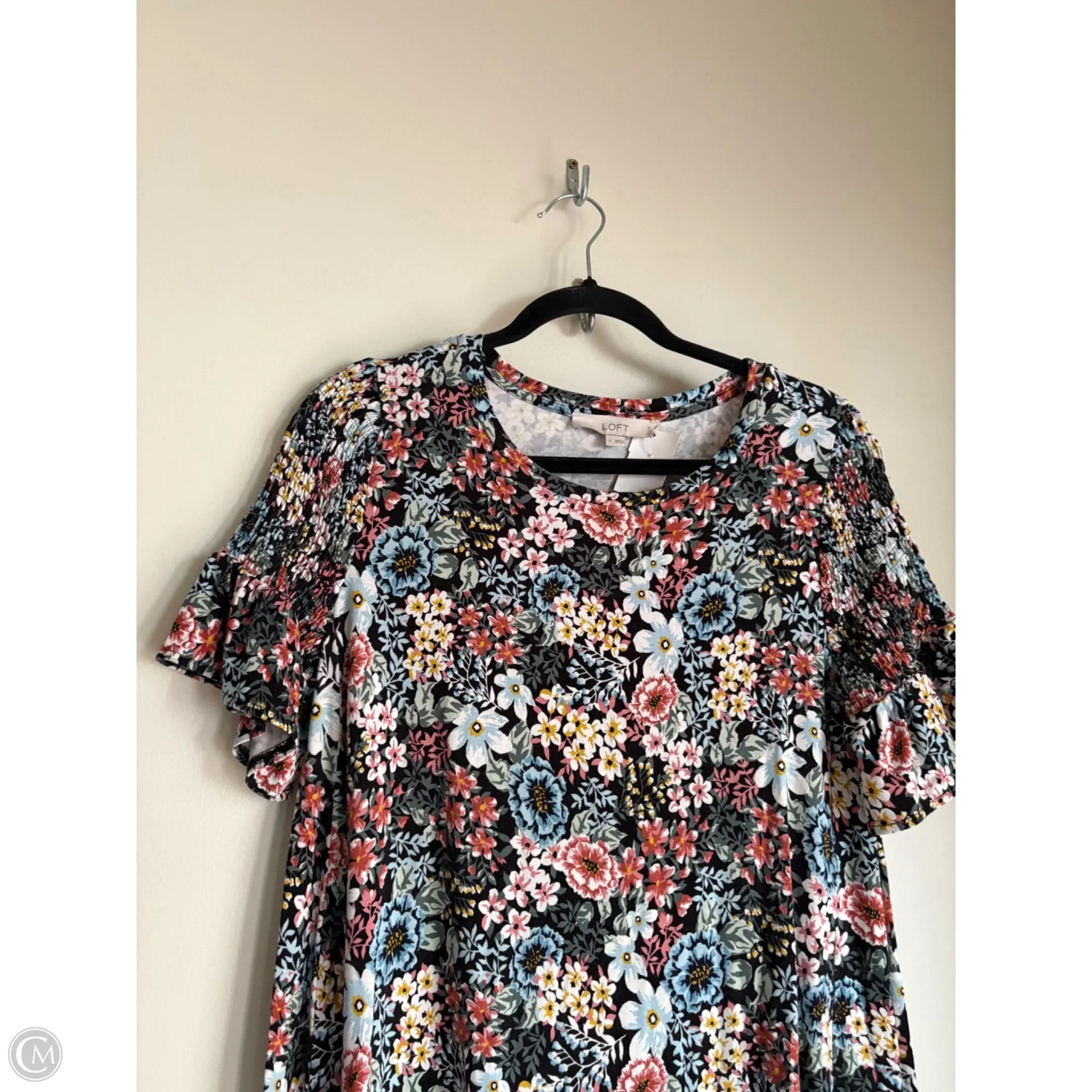 Dress Casual Midi By Loft In Floral Print, Size: S - Image 3