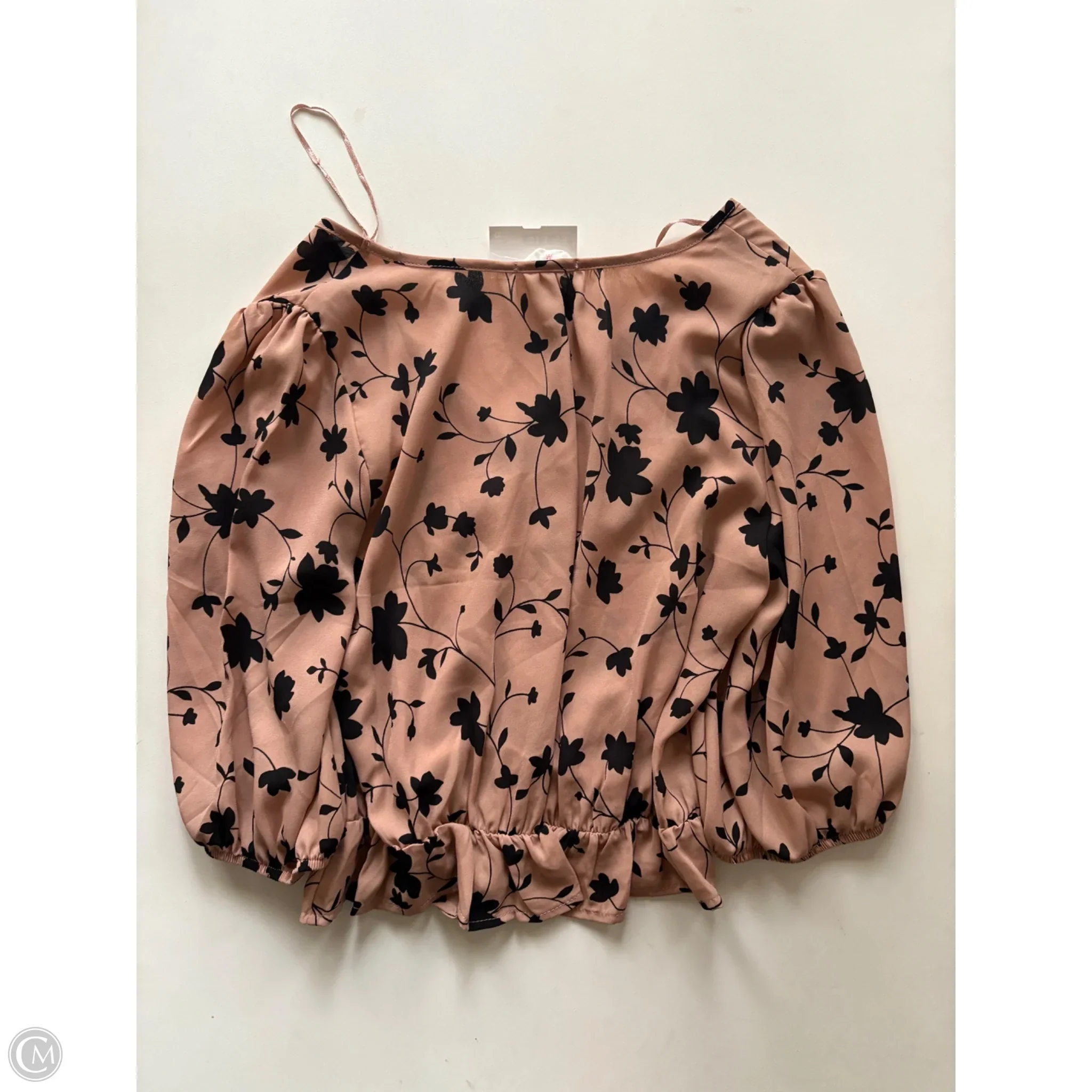 Blouse Long Sleeve By Sienna Sky In Brown, Size: M - Image 2