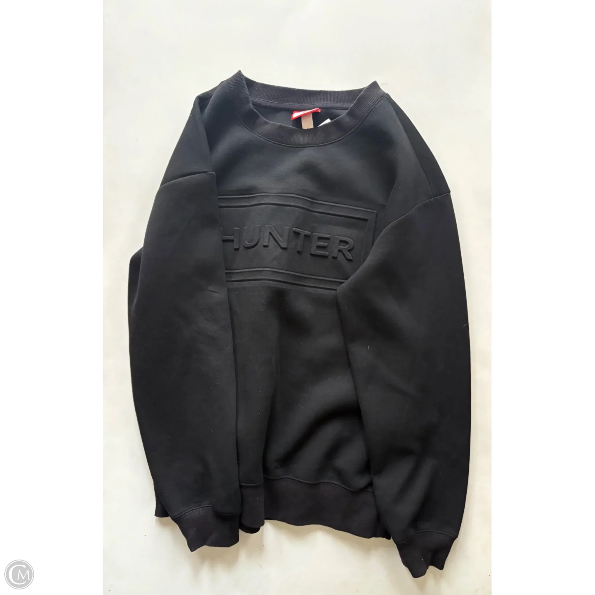 Sweatshirt Crewneck By Hunter In Black, Size: S - Image 1