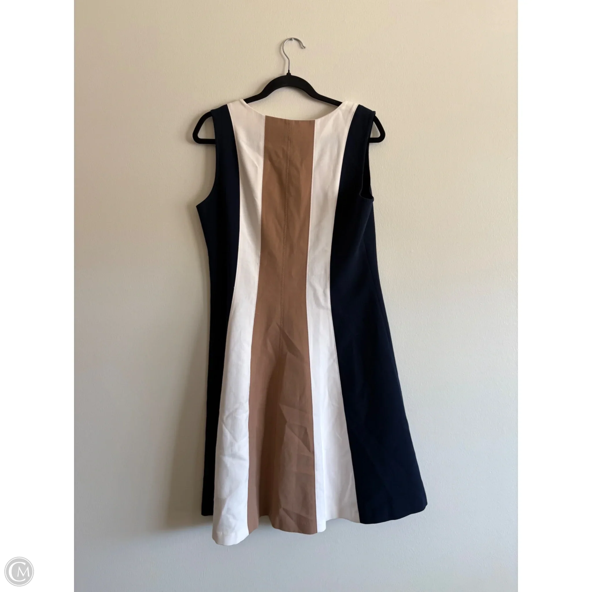 Dress Work By Ann Taylor In Blue & Brown, Size: L - Image 2