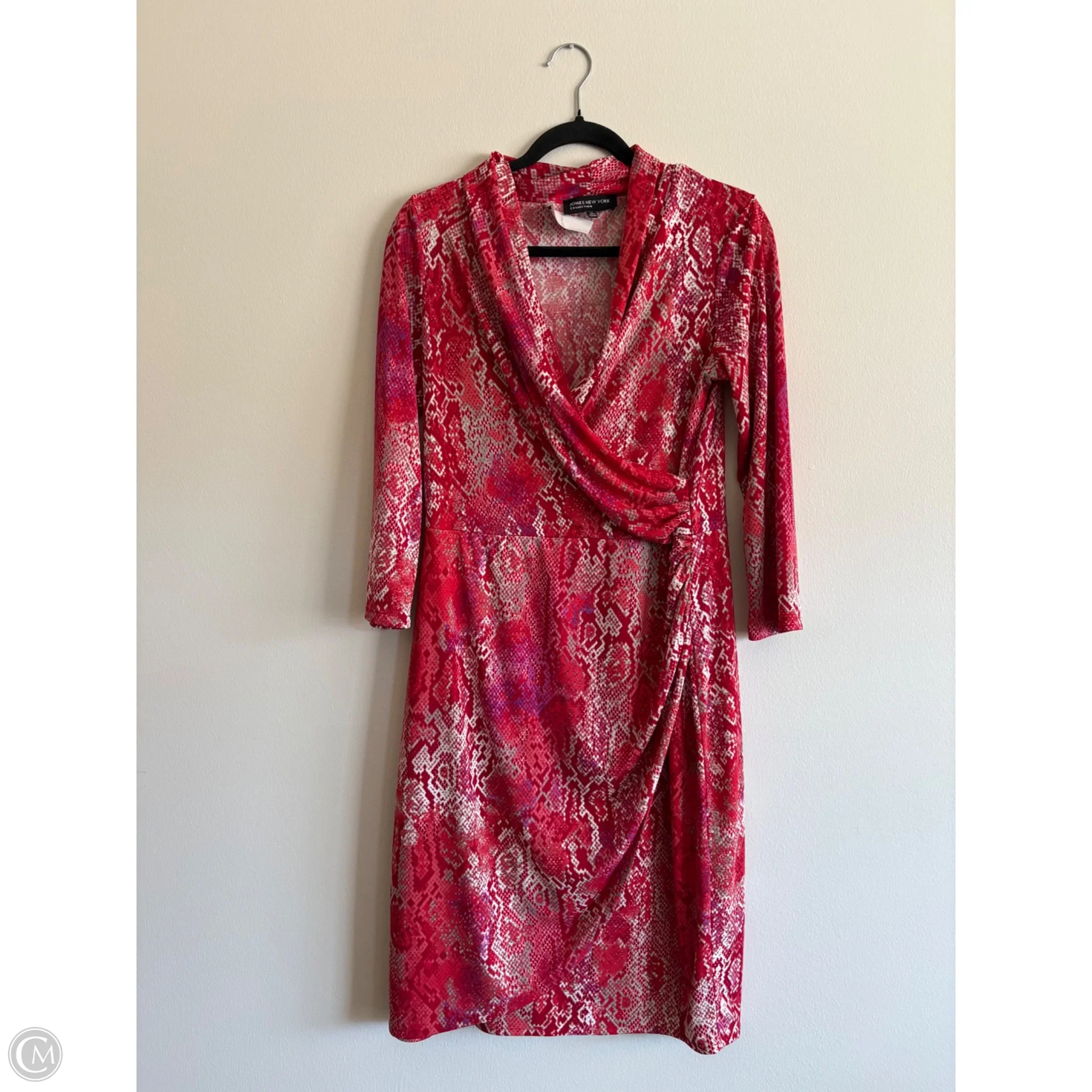 Dress Work By Jones New York In Animal Print, Size: M - Image 1