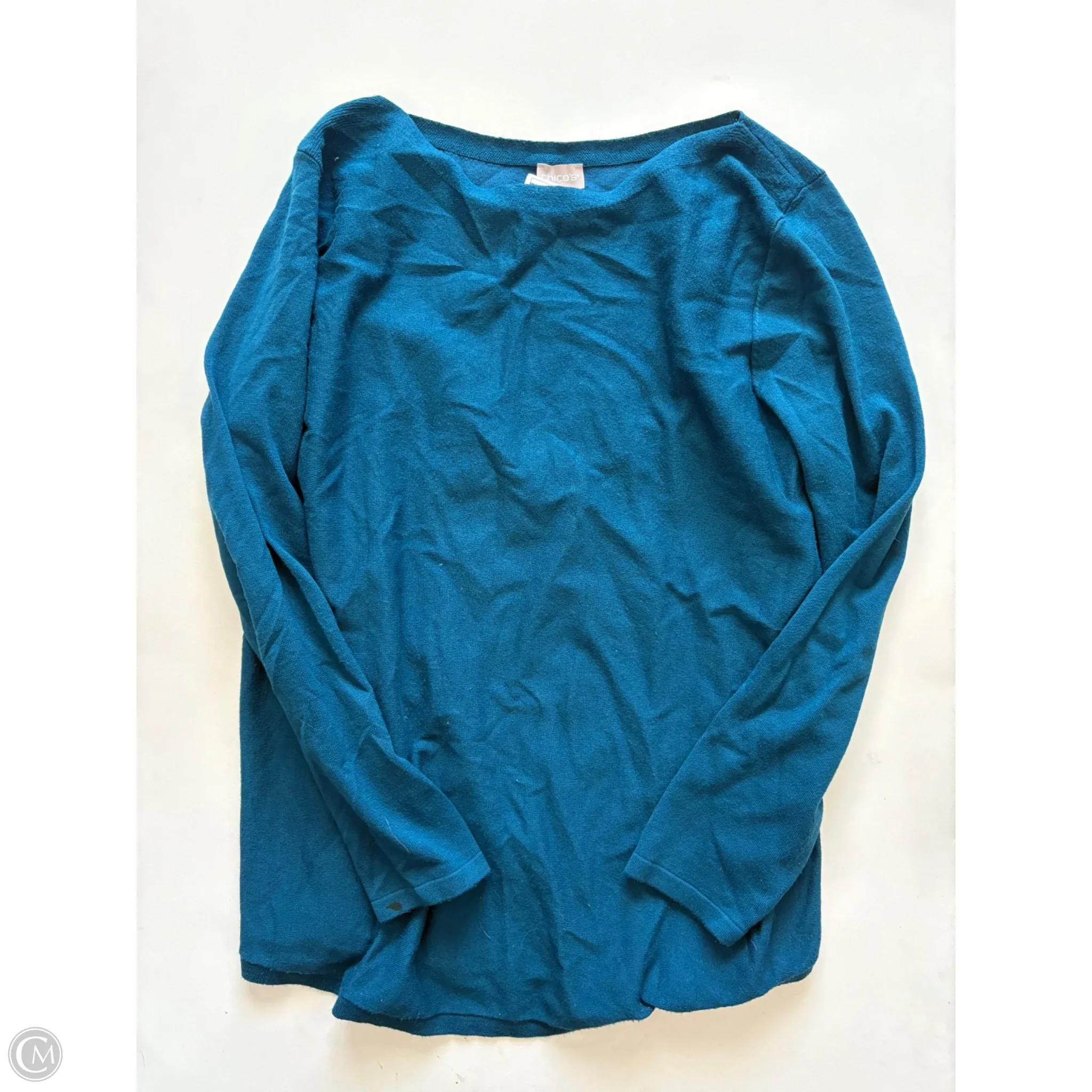Sweater By Chicos In Blue, Size: L - Image 1