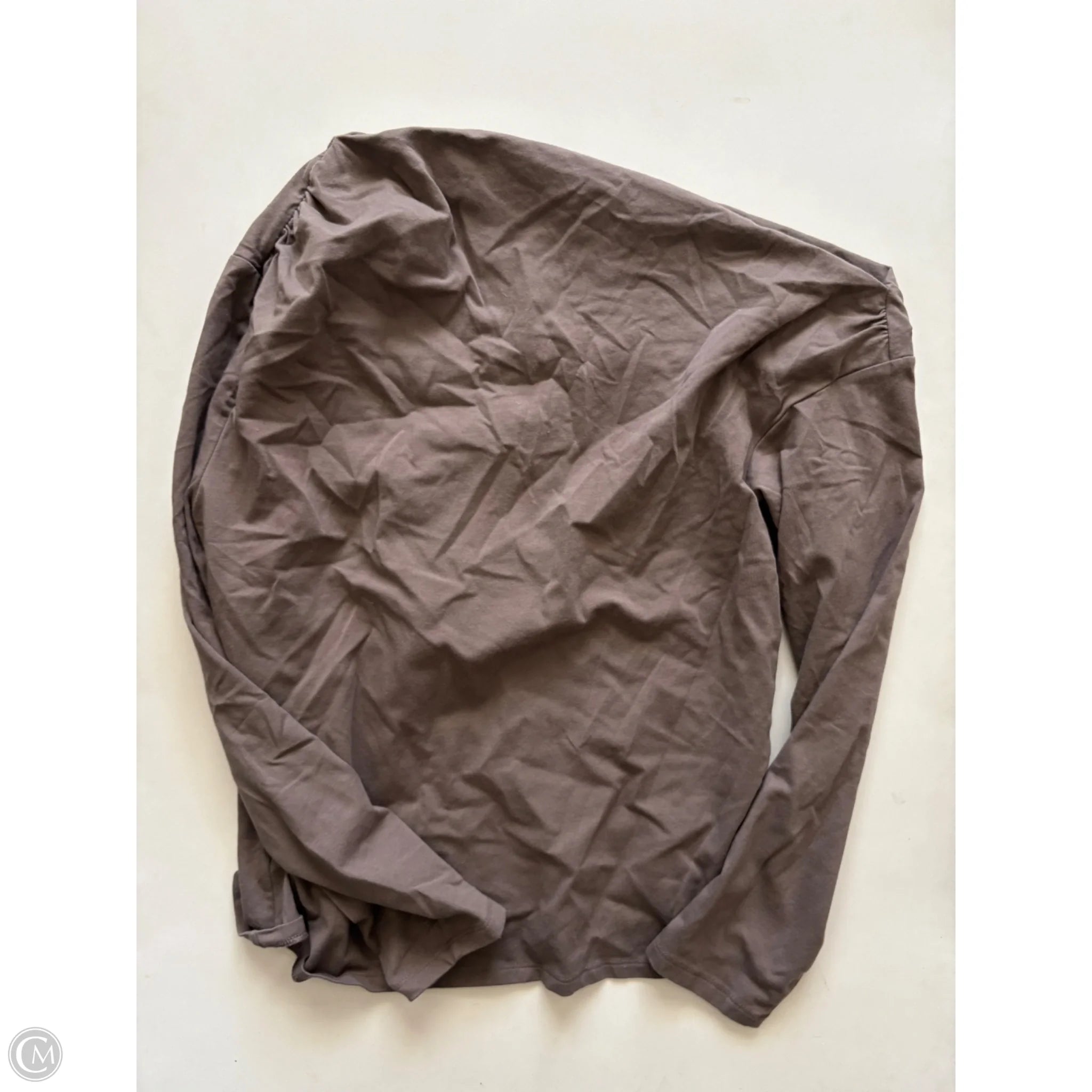Top Long Sleeve By Gap In Brown, Size: Xl - Image 1
