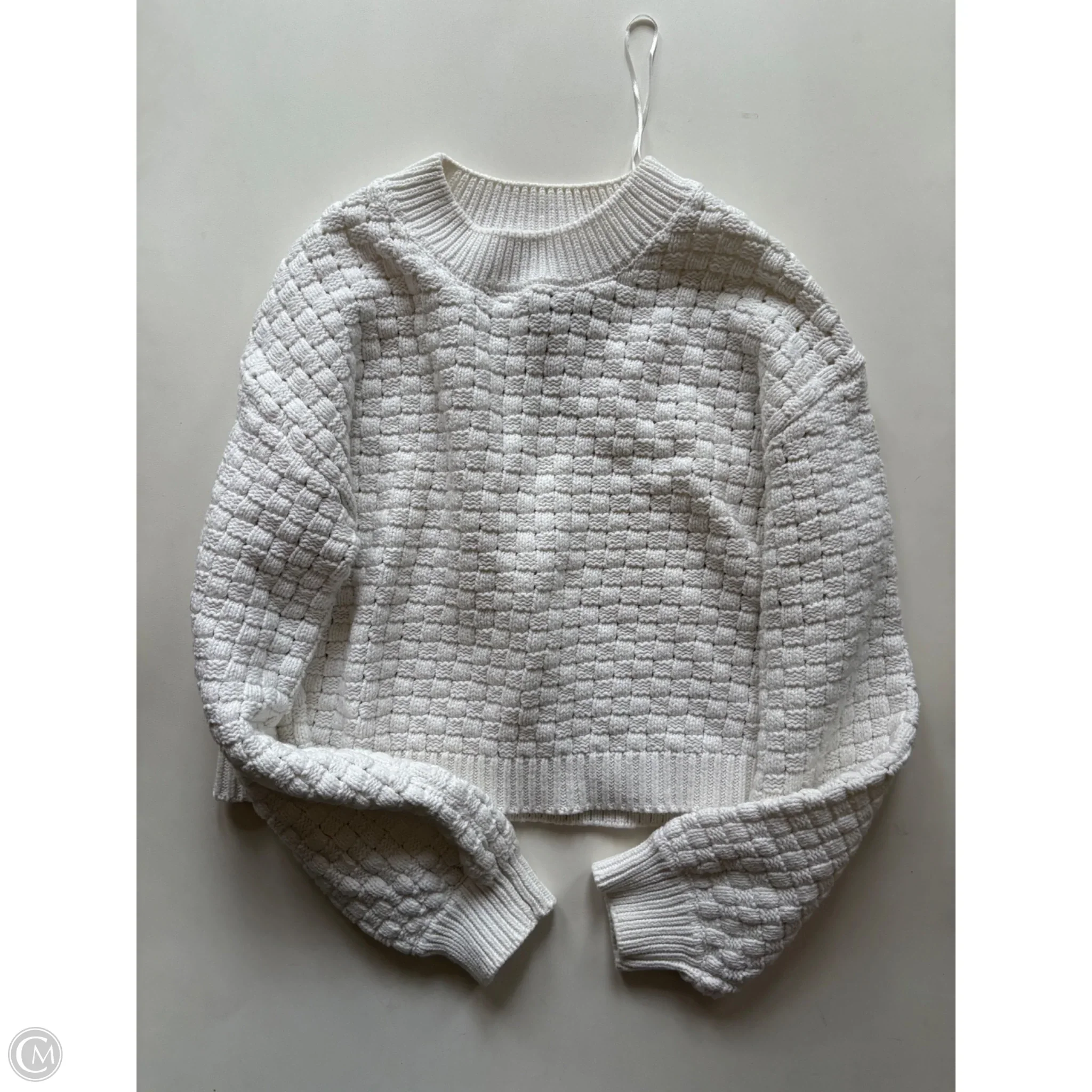 Sweater By Jessica Simpson In White, Size: M - Image 1