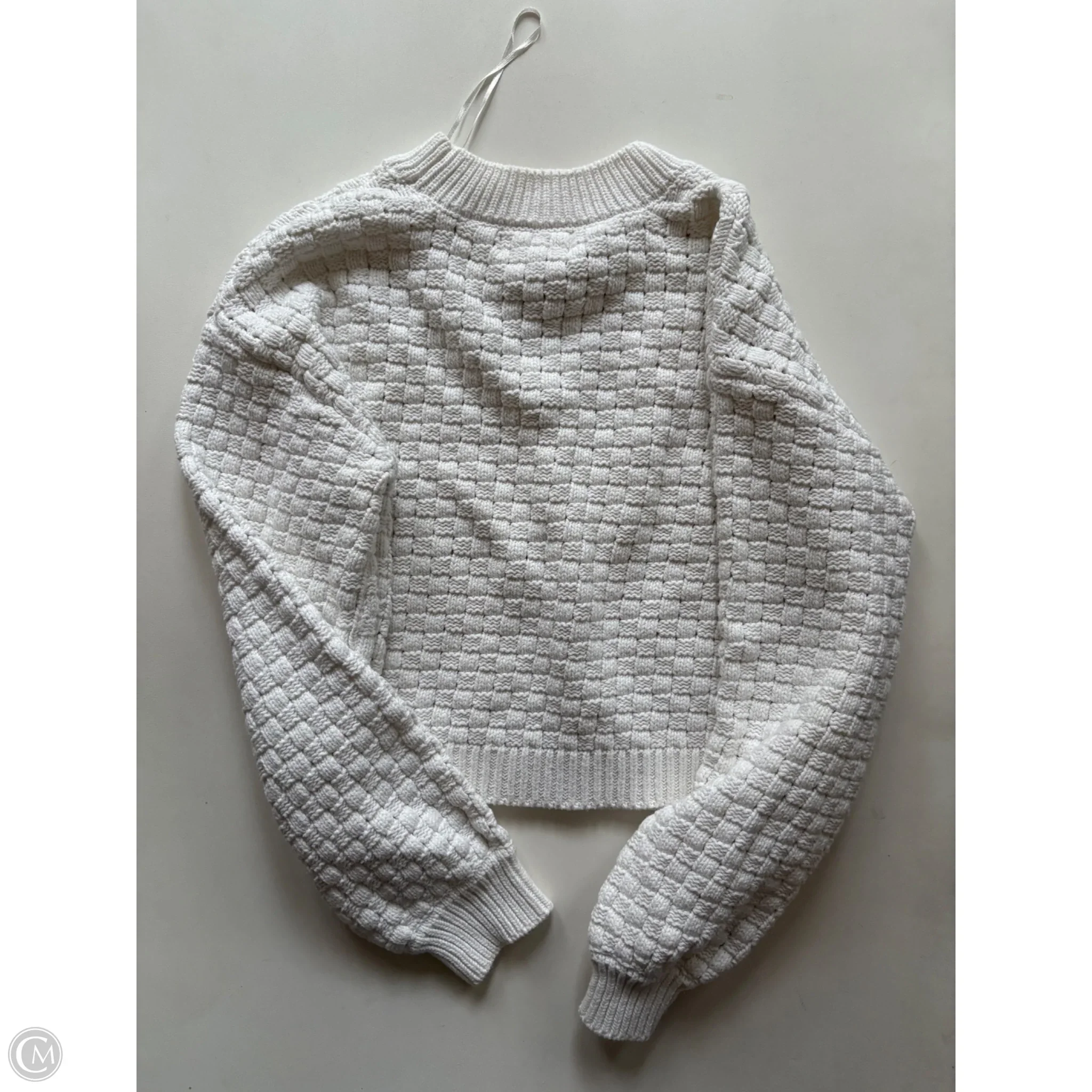 Sweater By Jessica Simpson In White, Size: M - Image 2