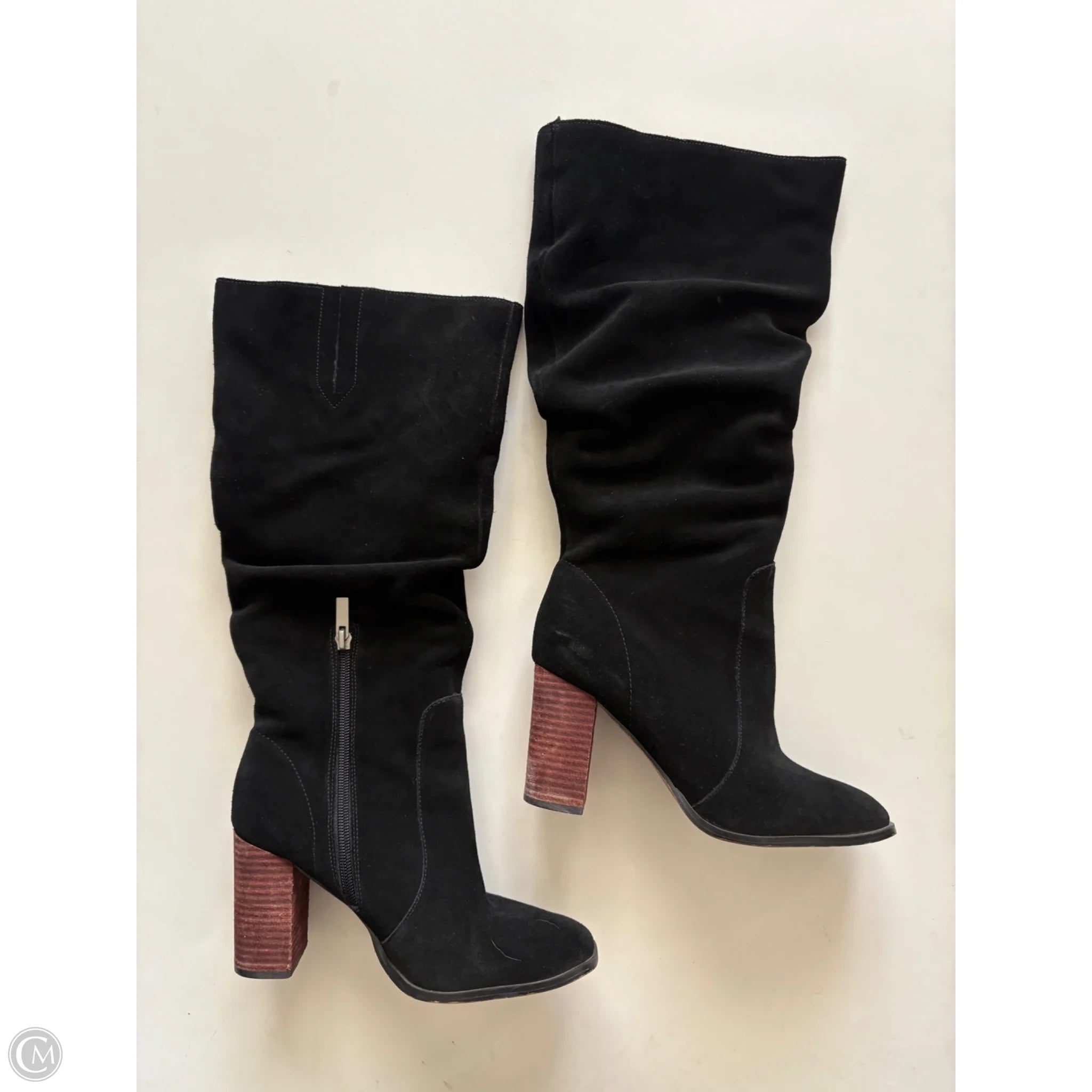 Boots Knee Heels By Splendid In Black, Size: 7.5 - Image 2