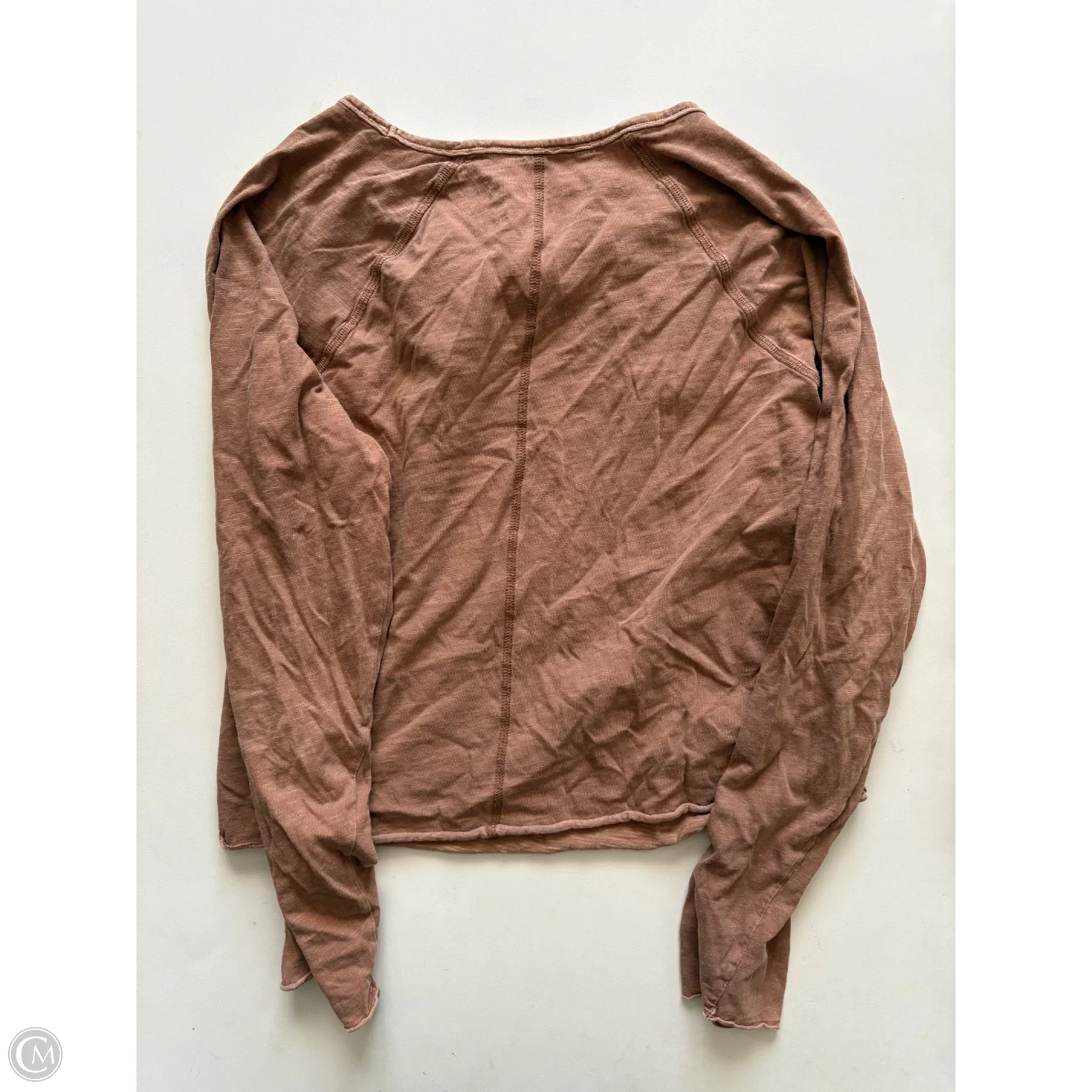 Top Long Sleeve By Universal Thread In Brown, Size: M - Image 2