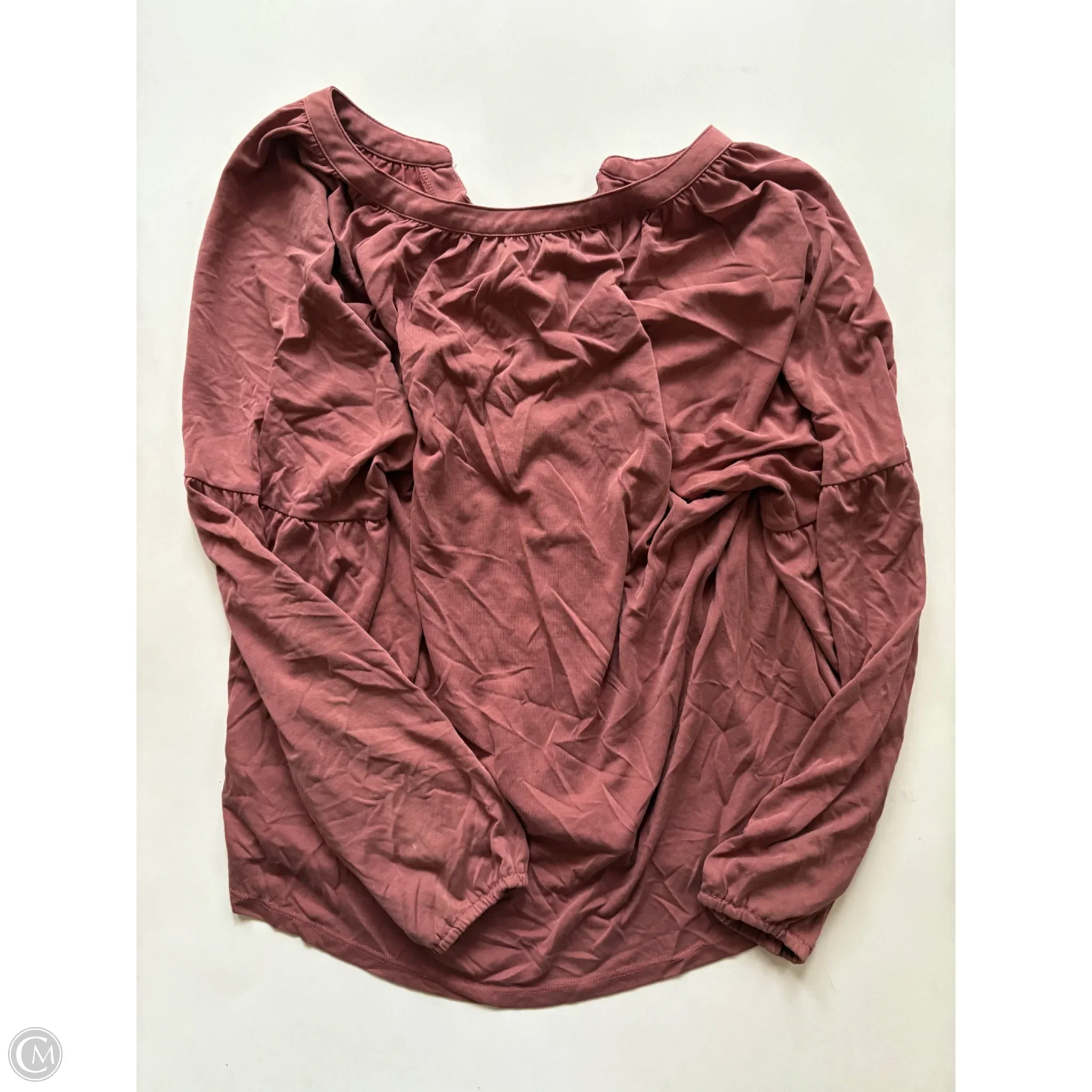 Top Long Sleeve By Lucky Brand In Brown, Size: L - Image 2