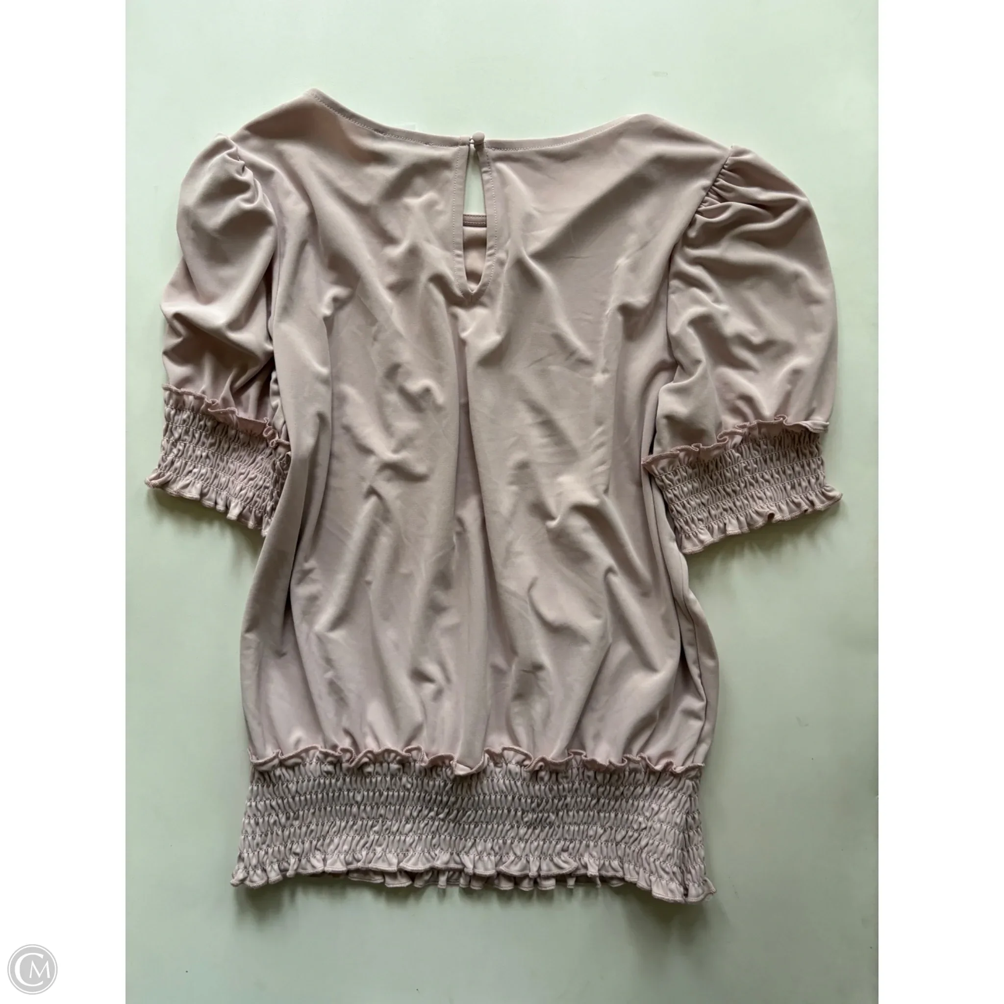 Top Short Sleeve By Express In Pink, Size: M - Image 2