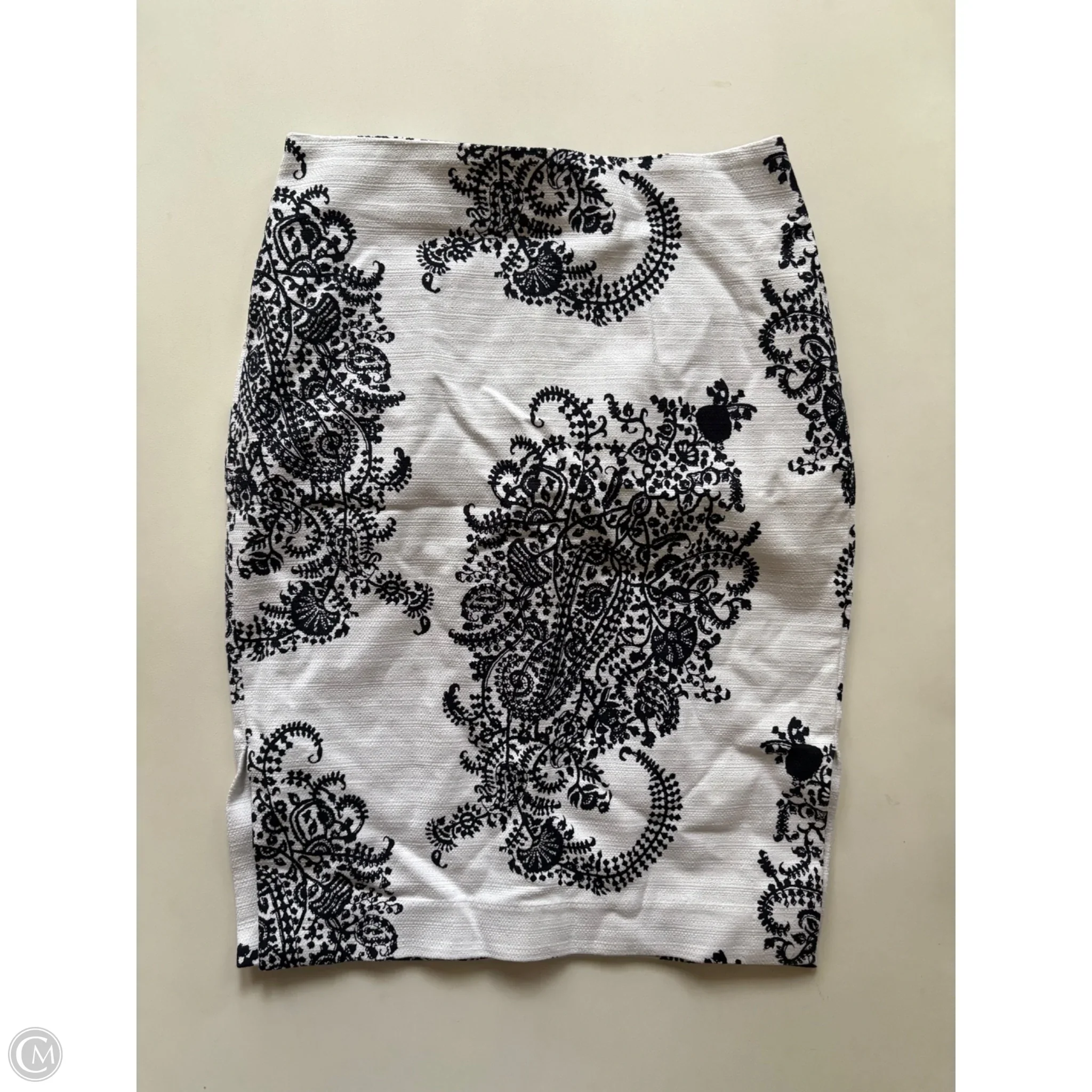 Skirt Midi By Loft In Navy, Size: 2 - Image 1