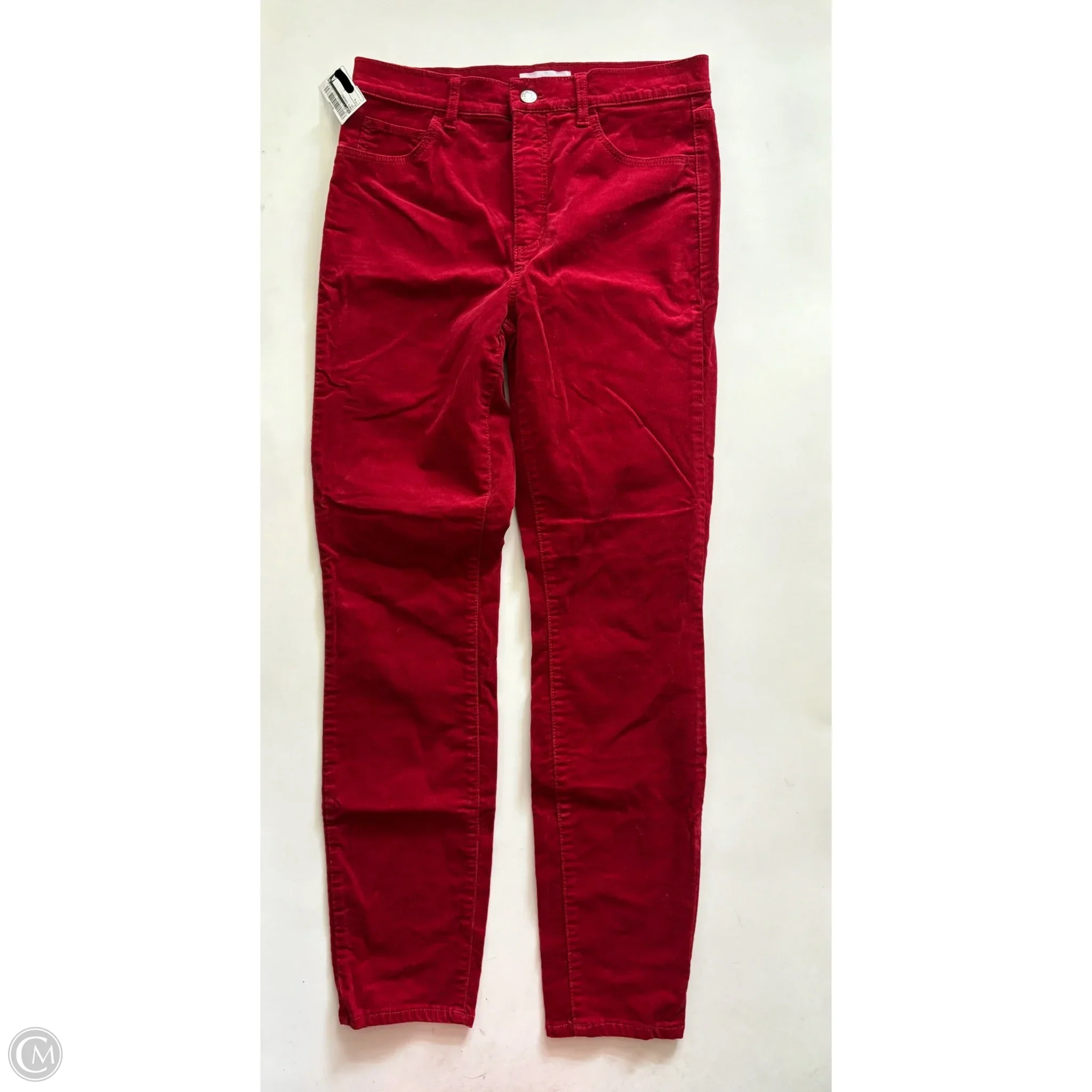 Pants Corduroy By Loft In Red, Size: 4 - Image 1