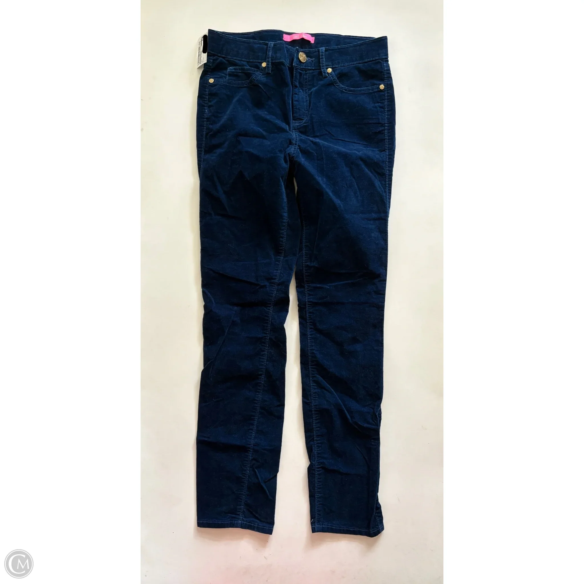Pants Designer By Lilly Pulitzer In Navy, Size: 4 - Image 1