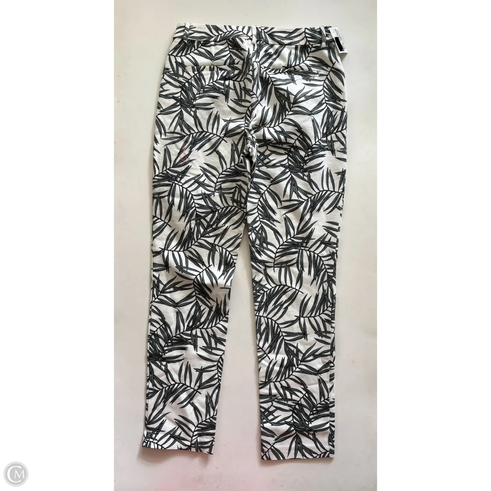Pants Designer By Lilly Pulitzer In Green & White, Size: 4 - Image 2