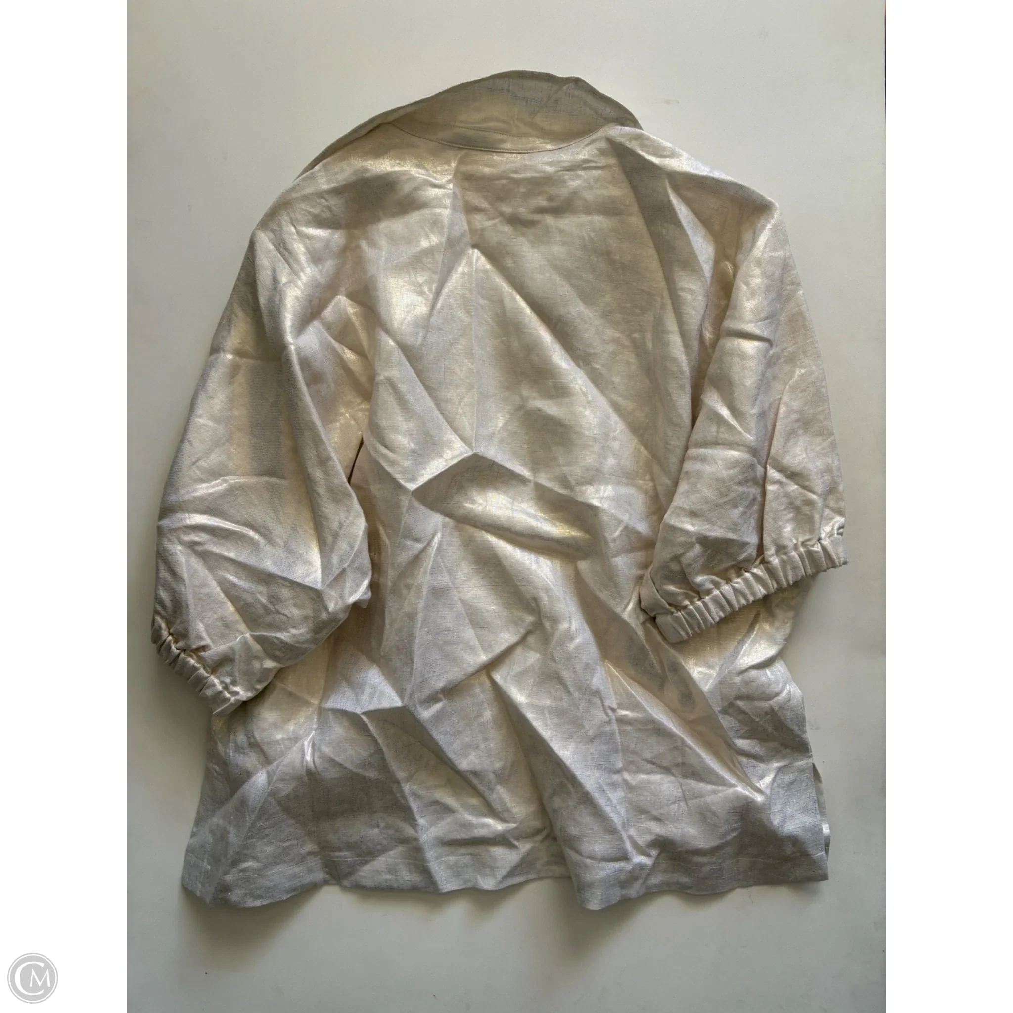 Top Long Sleeve By Emily Mccarthy In Gold, Size: Xs - Image 2