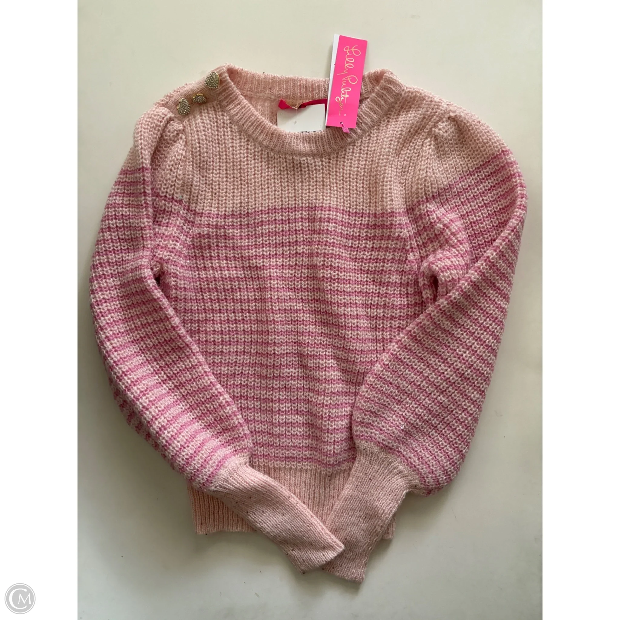Sweater Designer By Lilly Pulitzer In Striped Pattern, Size: Xs - Image 1