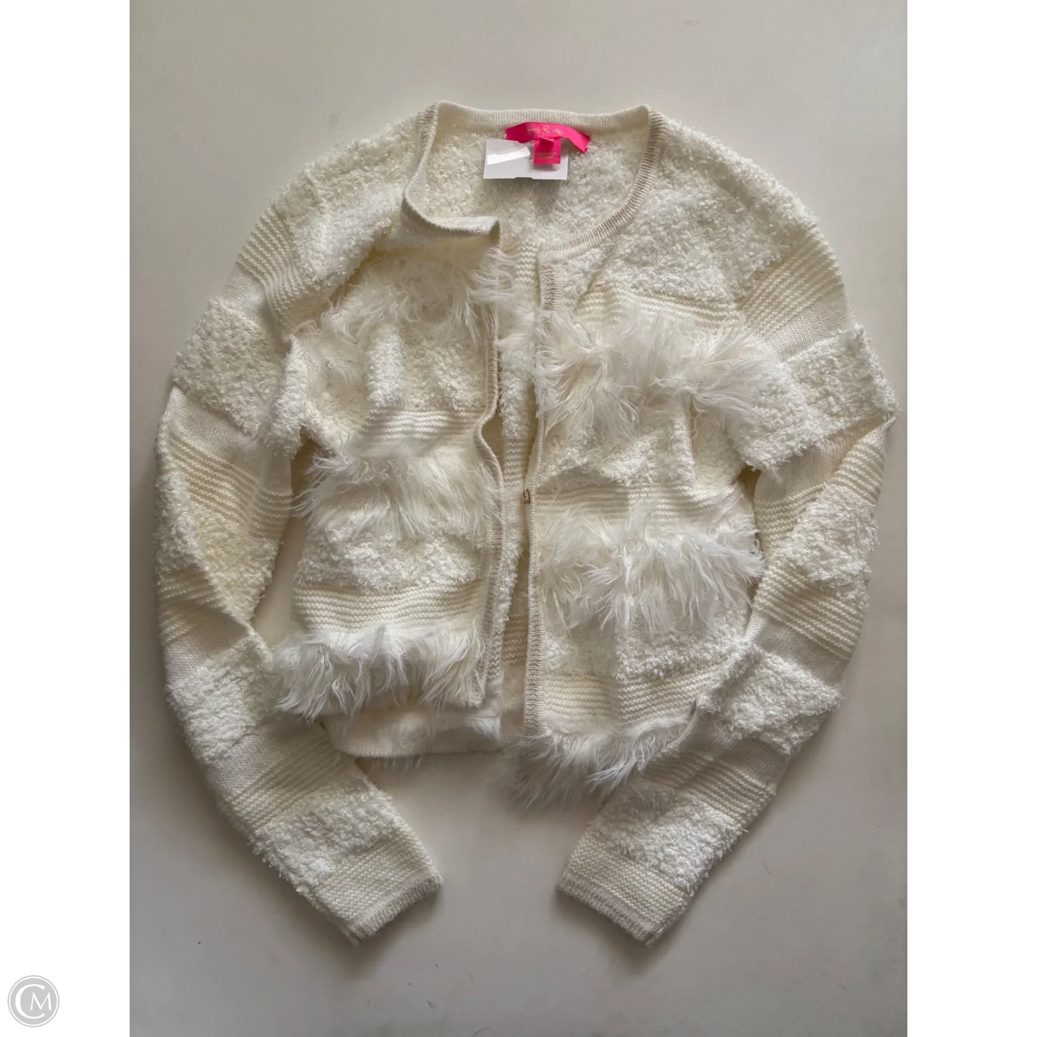 Blazer Designer By Lilly Pulitzer In Cream, Size: Xs - Image 1