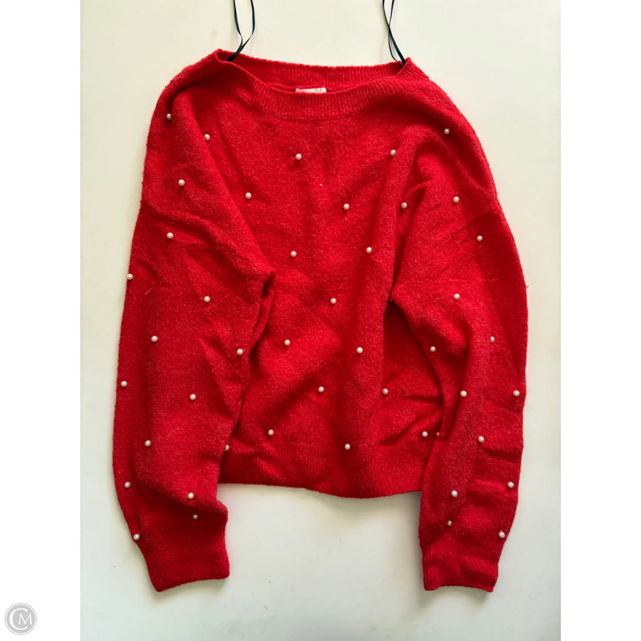 Sweater By H&m In Red, Size: Xs - Image 1