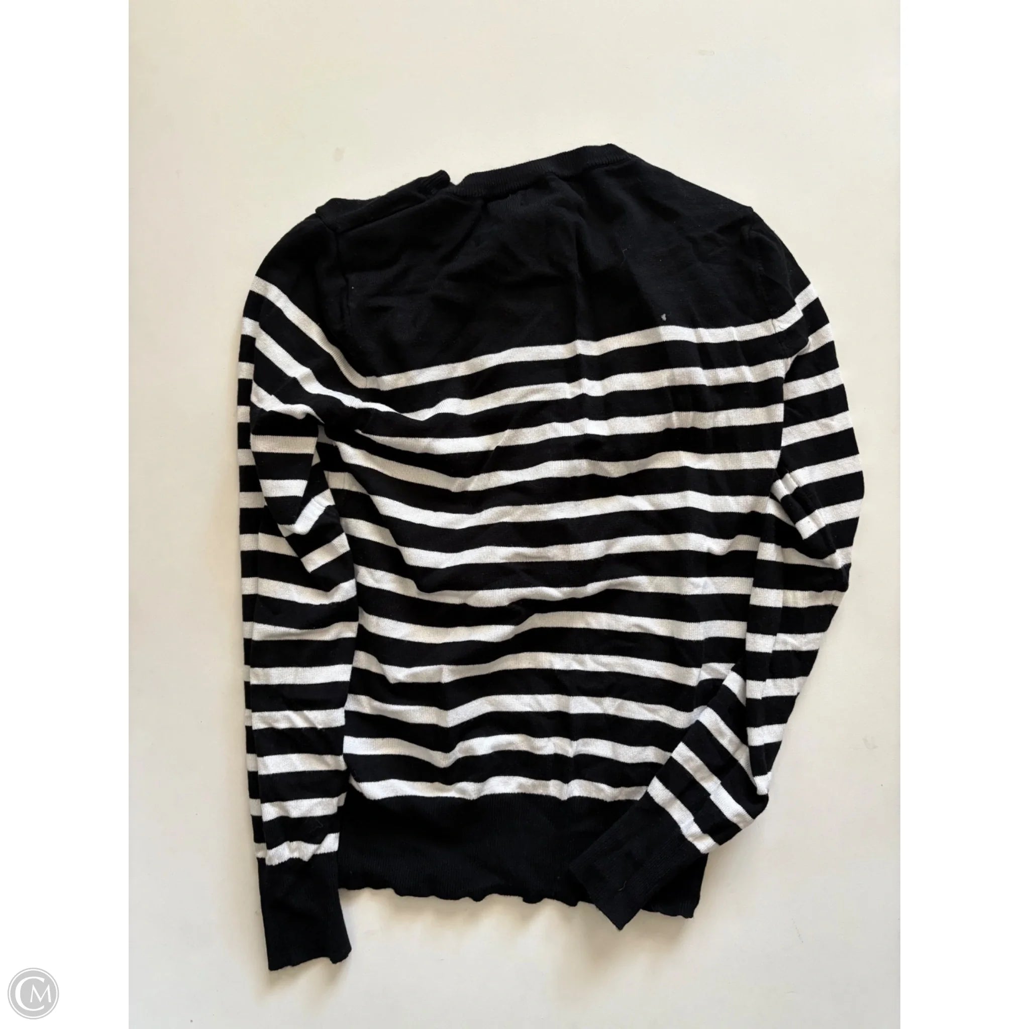 Sweater By Tahari In Striped Pattern, Size: Xs - Image 2