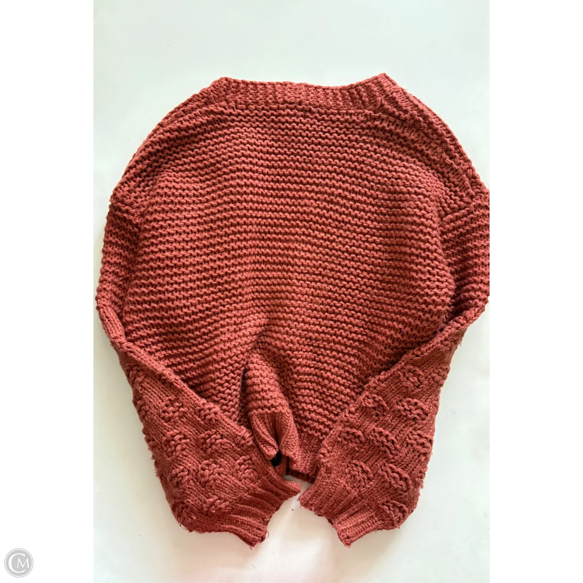 Sweater Cardigan By High Call In Brown, Size: L - Image 2