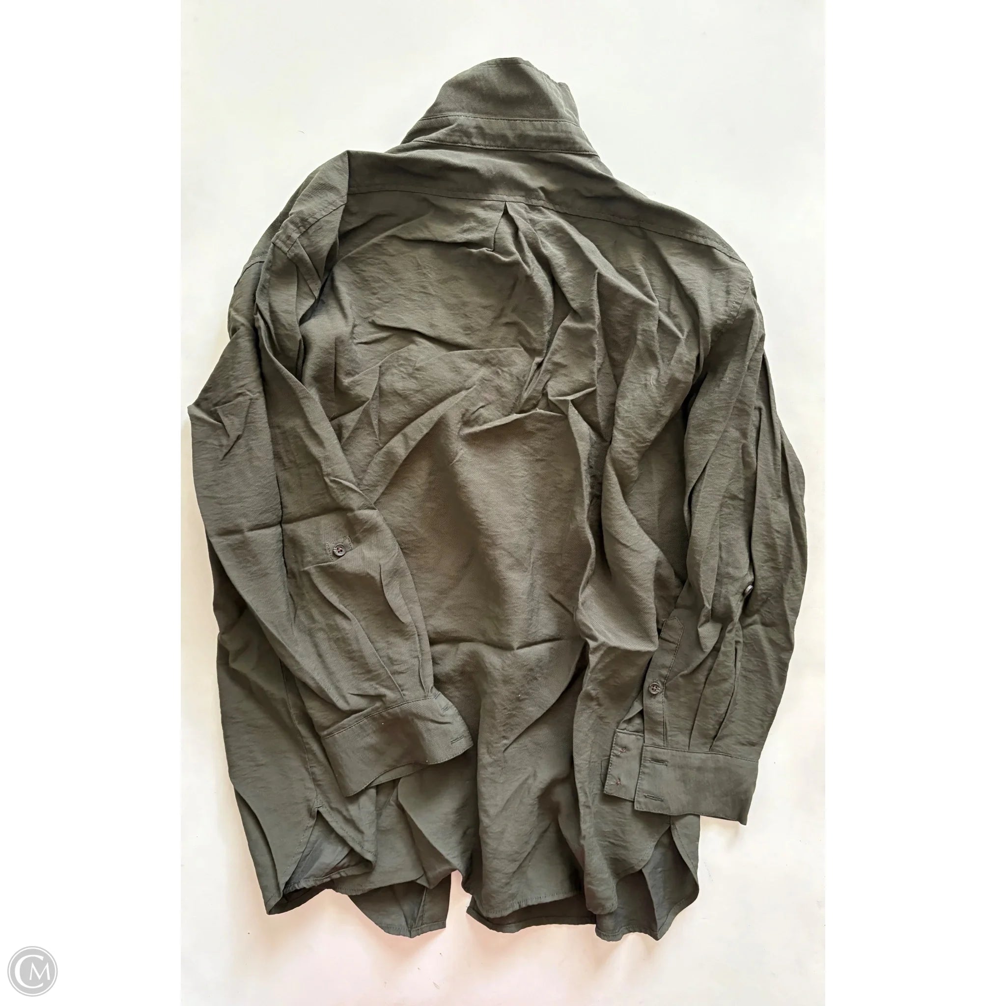 Top Long Sleeve By Banana Republic In Green, Size: M - Image 2