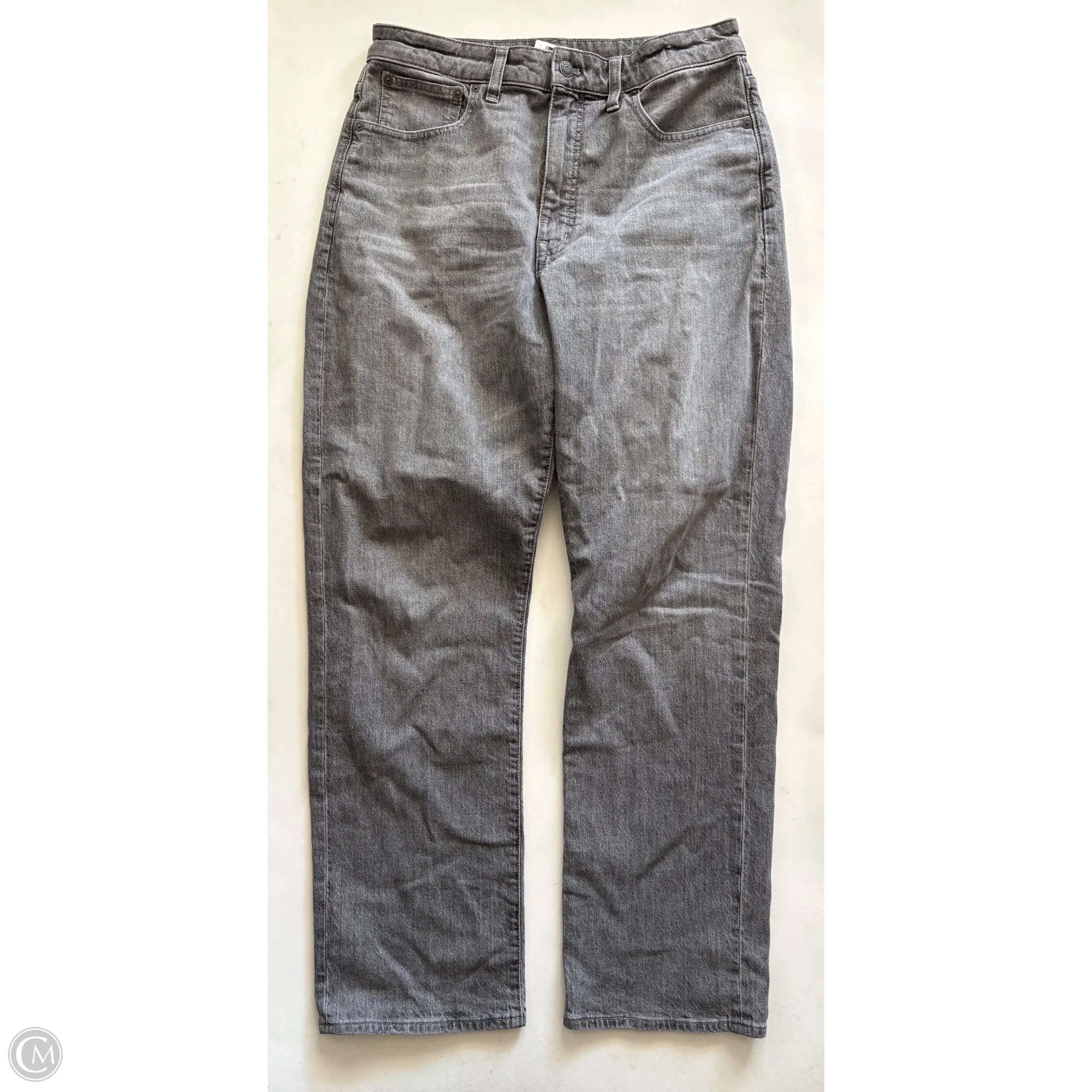 Jeans Wide Leg By Madewell In Grey, Size: 10 - Image 1