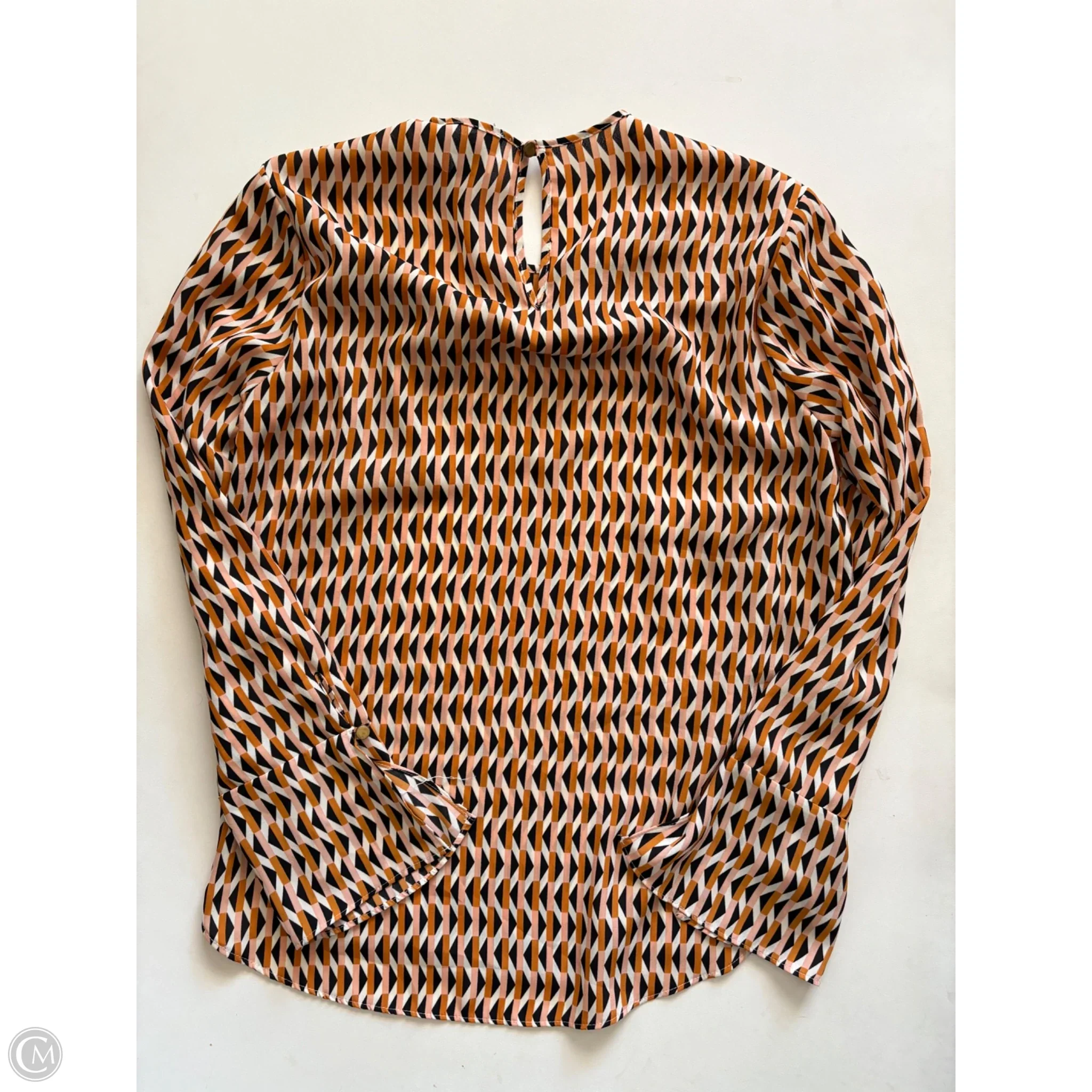 Blouse Long Sleeve By Primark In Multi-colored, Size: S - Image 2