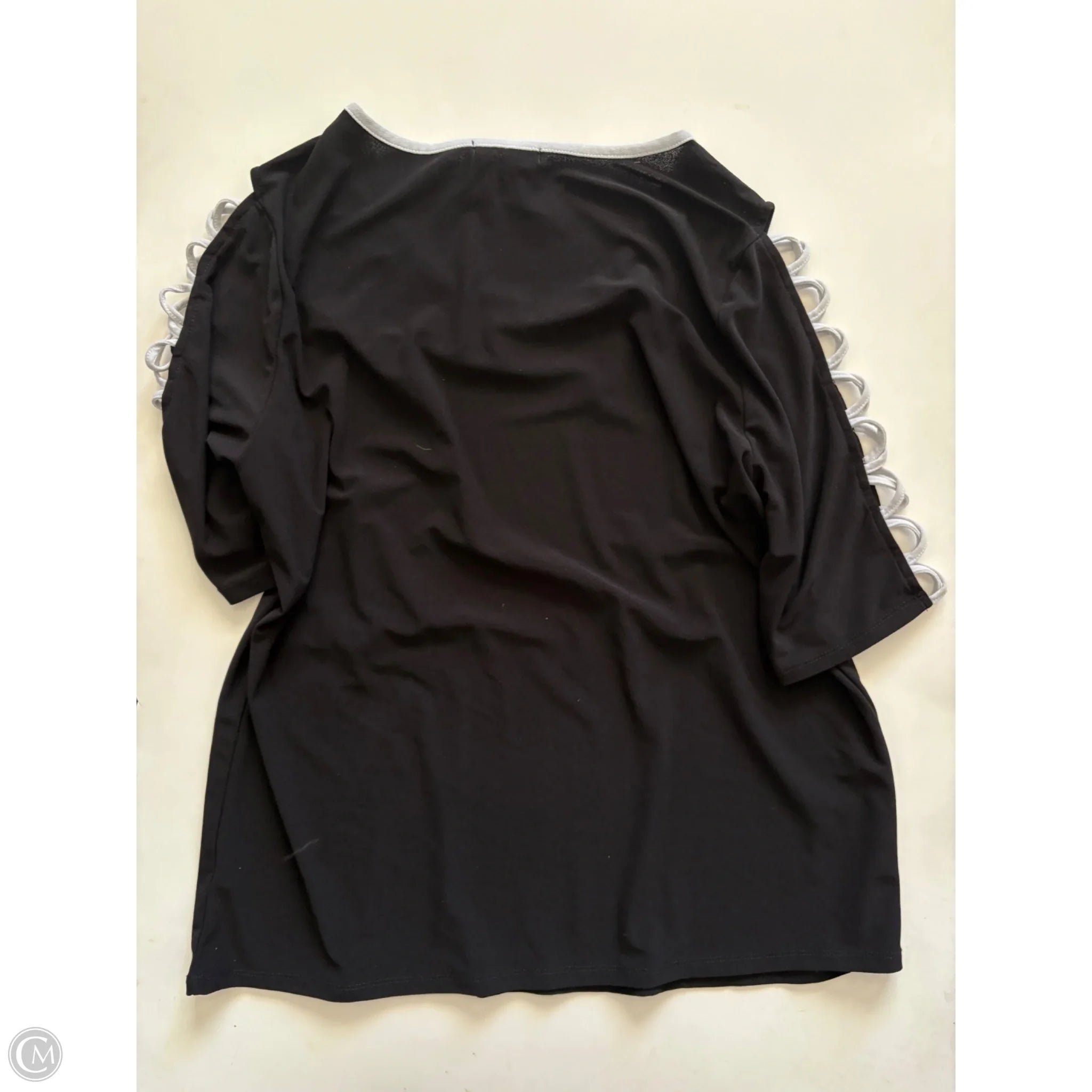 Top Short Sleeve By 89th And Madison In Black, Size: Xl - Image 2