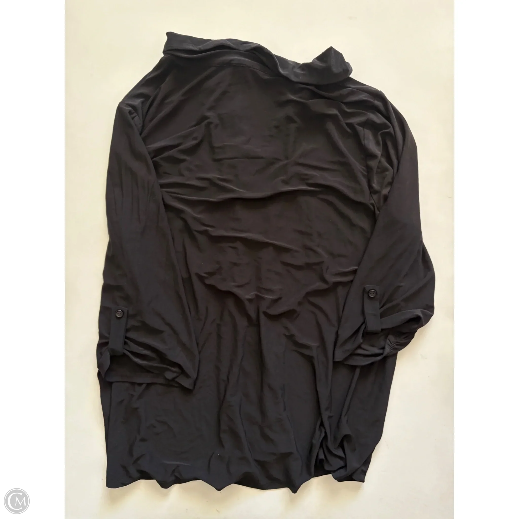 Top Long Sleeve By Good Days Only In Black, Size: 1x - Image 2