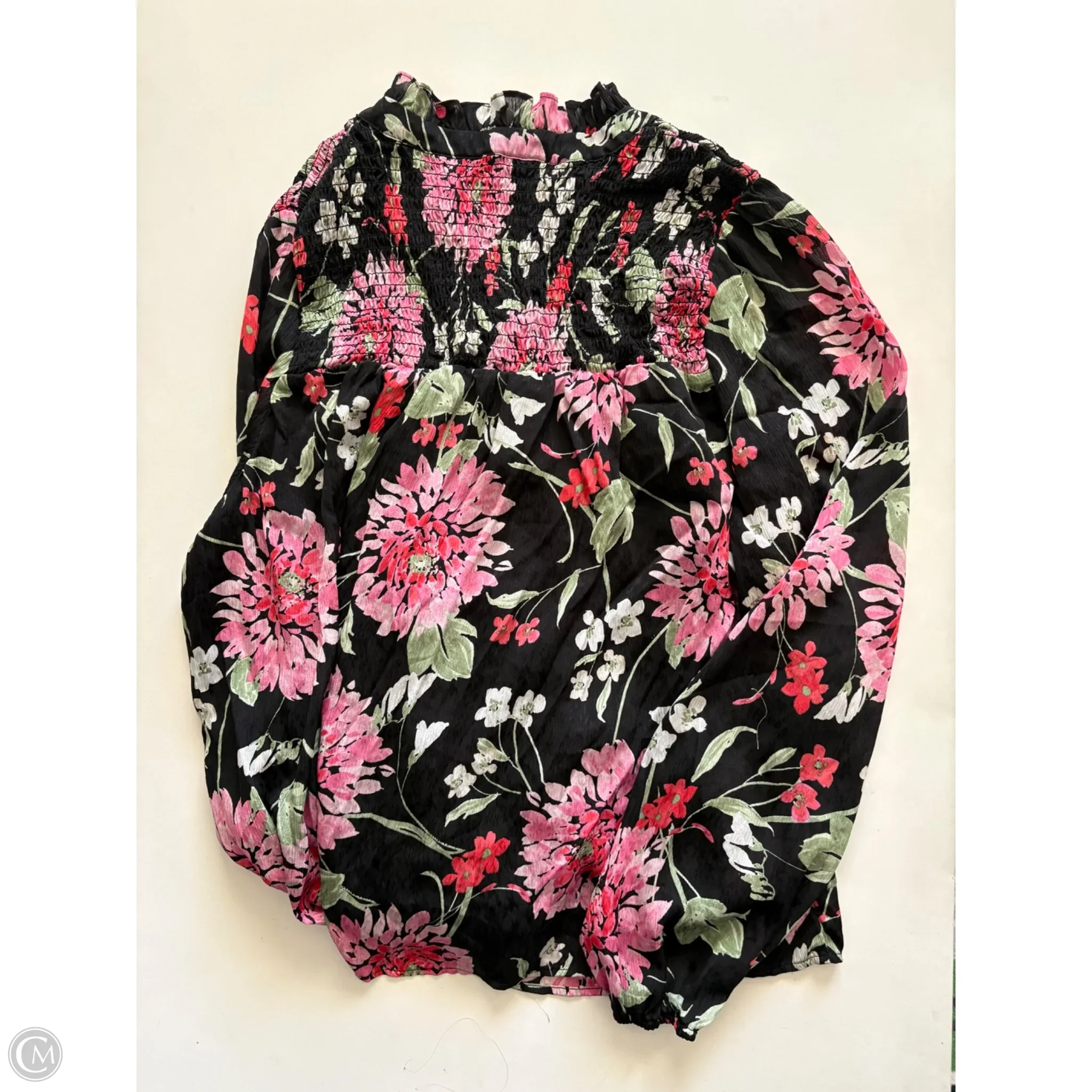 Blouse Long Sleeve By Draper James In Floral Print, Size: 2x - Image 2