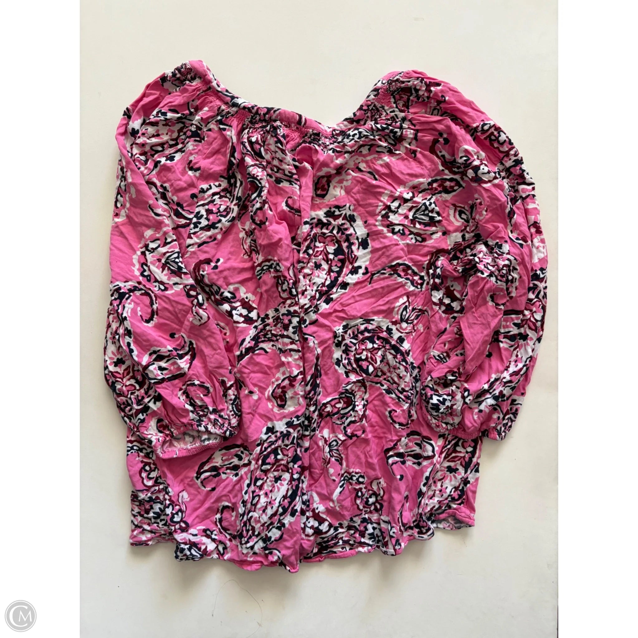 Top Long Sleeve By Crown And Ivy In Pink, Size: 1x - Image 2