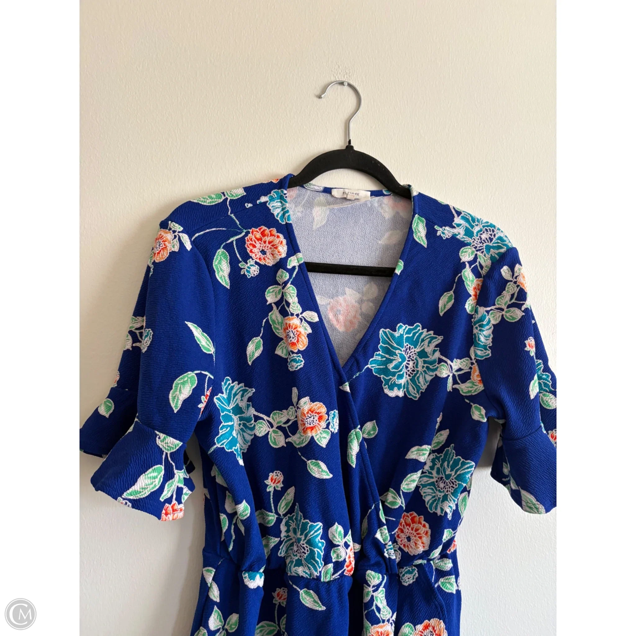 Dress Casual Midi By Pleione In Floral Print, Size: L - Image 3