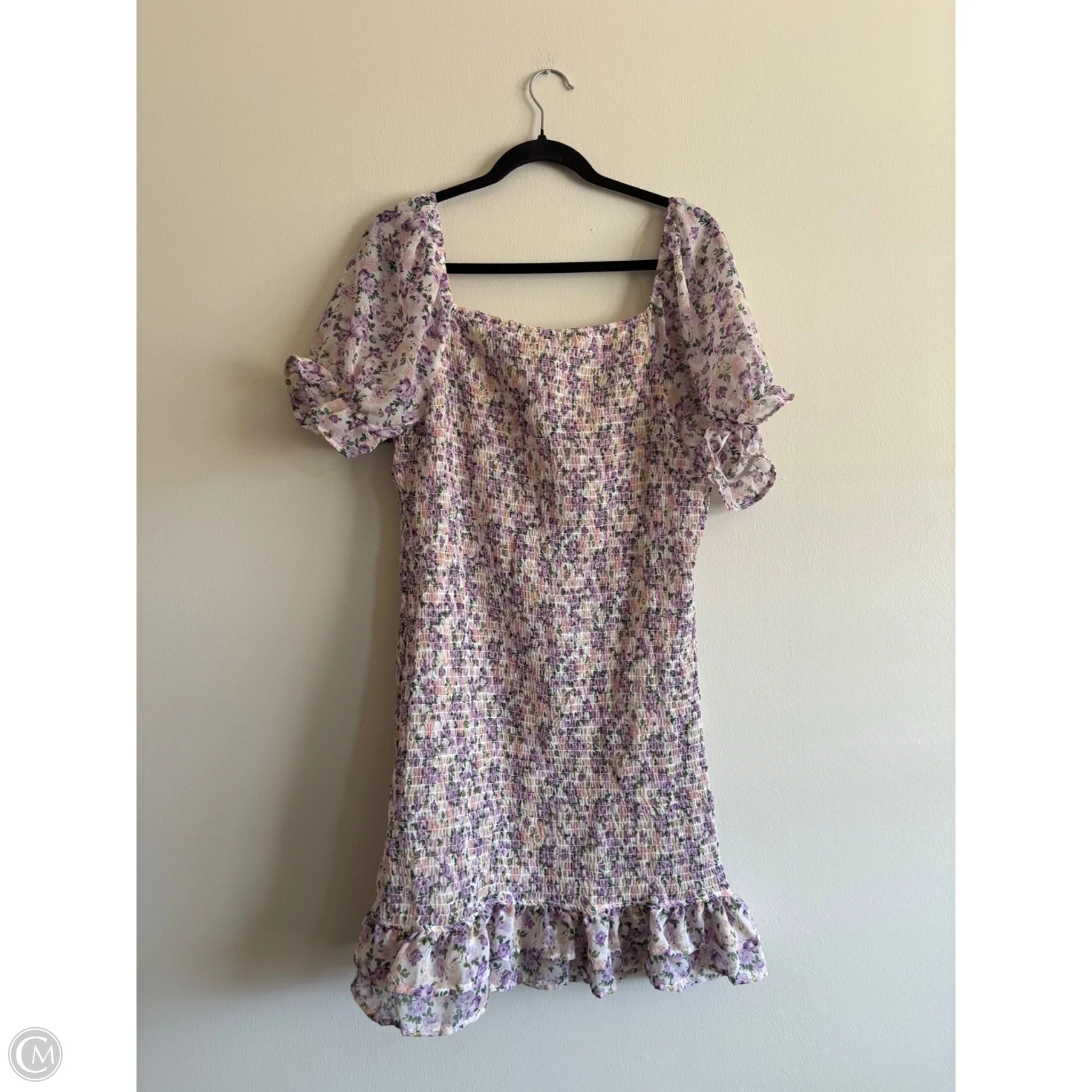 Dress Casual Midi By Haute Monde In Floral Print, Size: Xl - Image 2
