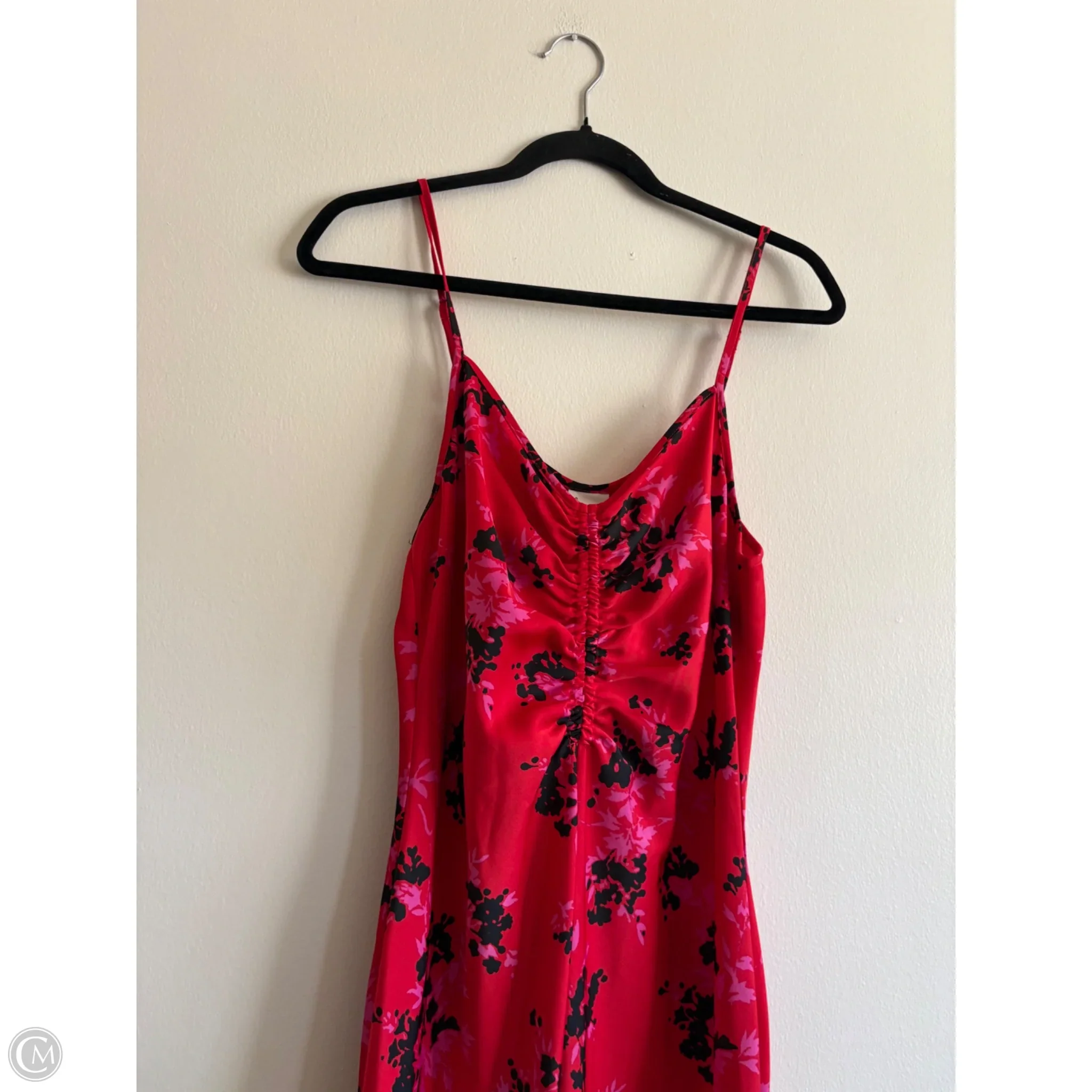 Dress Casual Midi By A New Day In Red, Size: L - Image 3