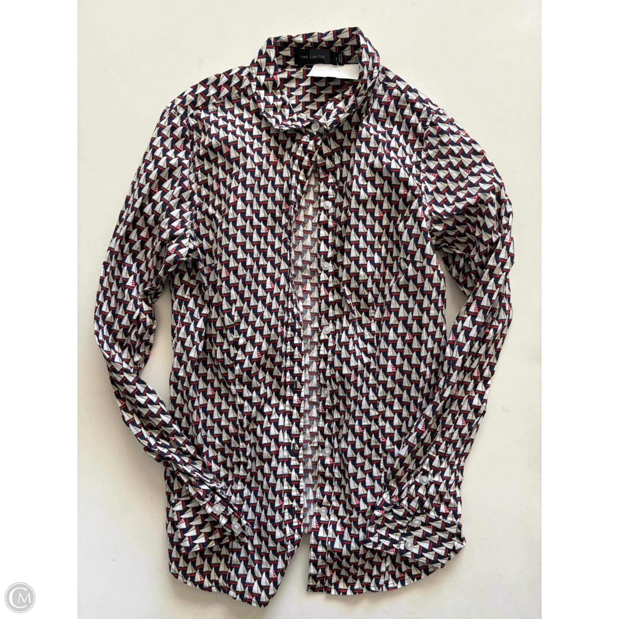 Top Long Sleeve By Limited In Multi-colored, Size: S - Image 1