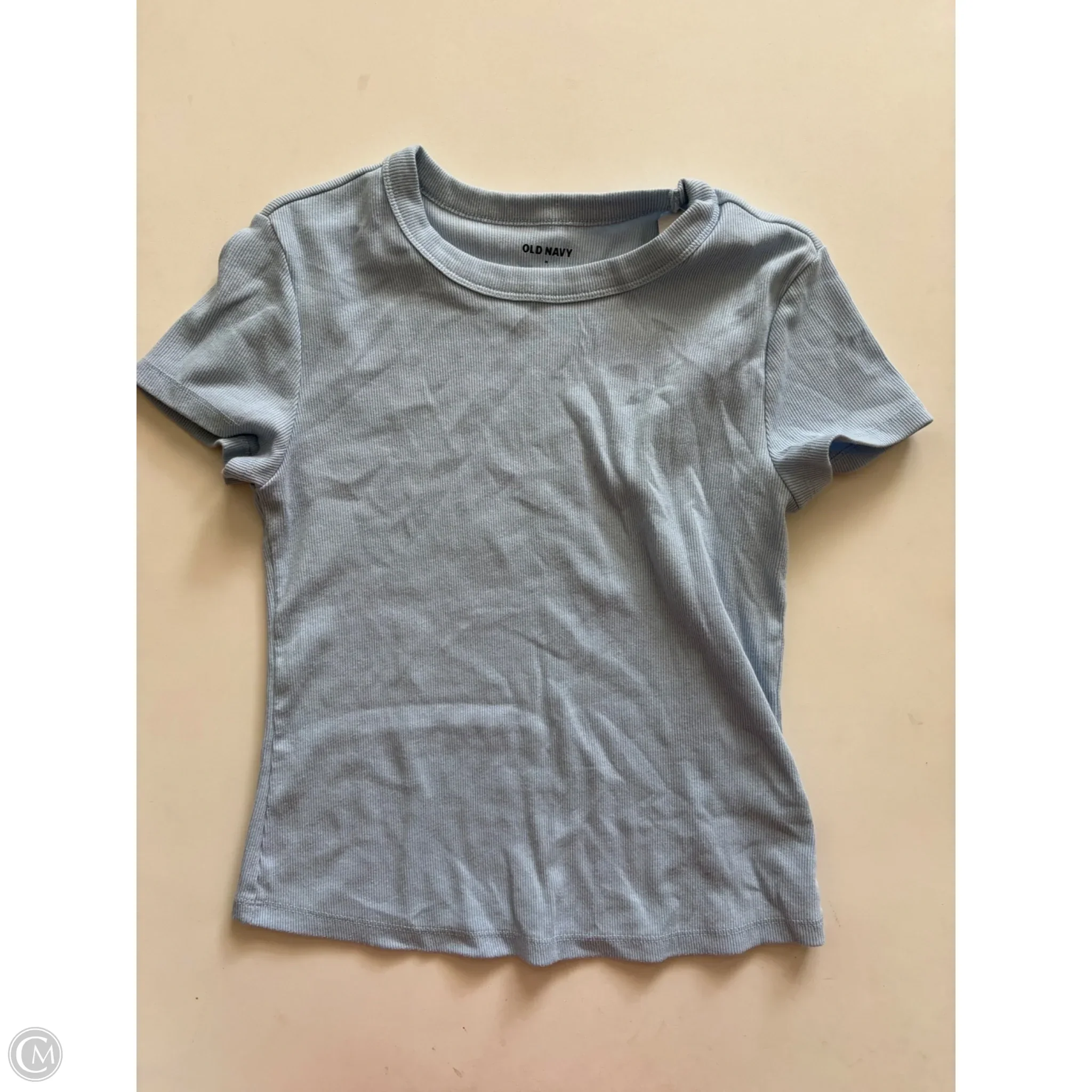 Top Short Sleeve By Old Navy In Blue, Size: M - Image 1
