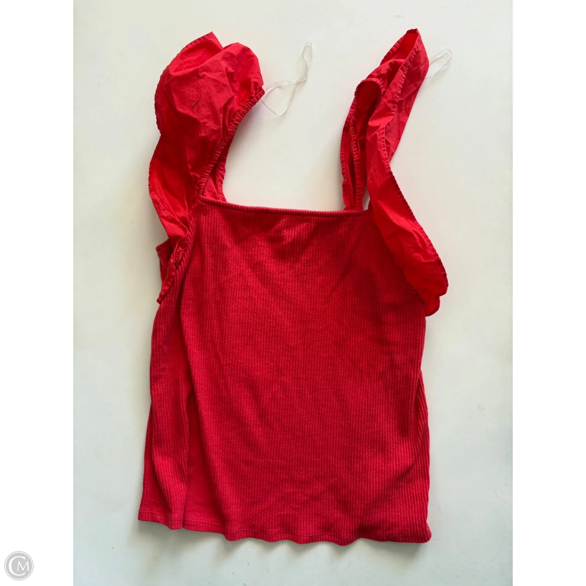 Top Short Sleeve By A New Day In Red, Size: L - Image 1