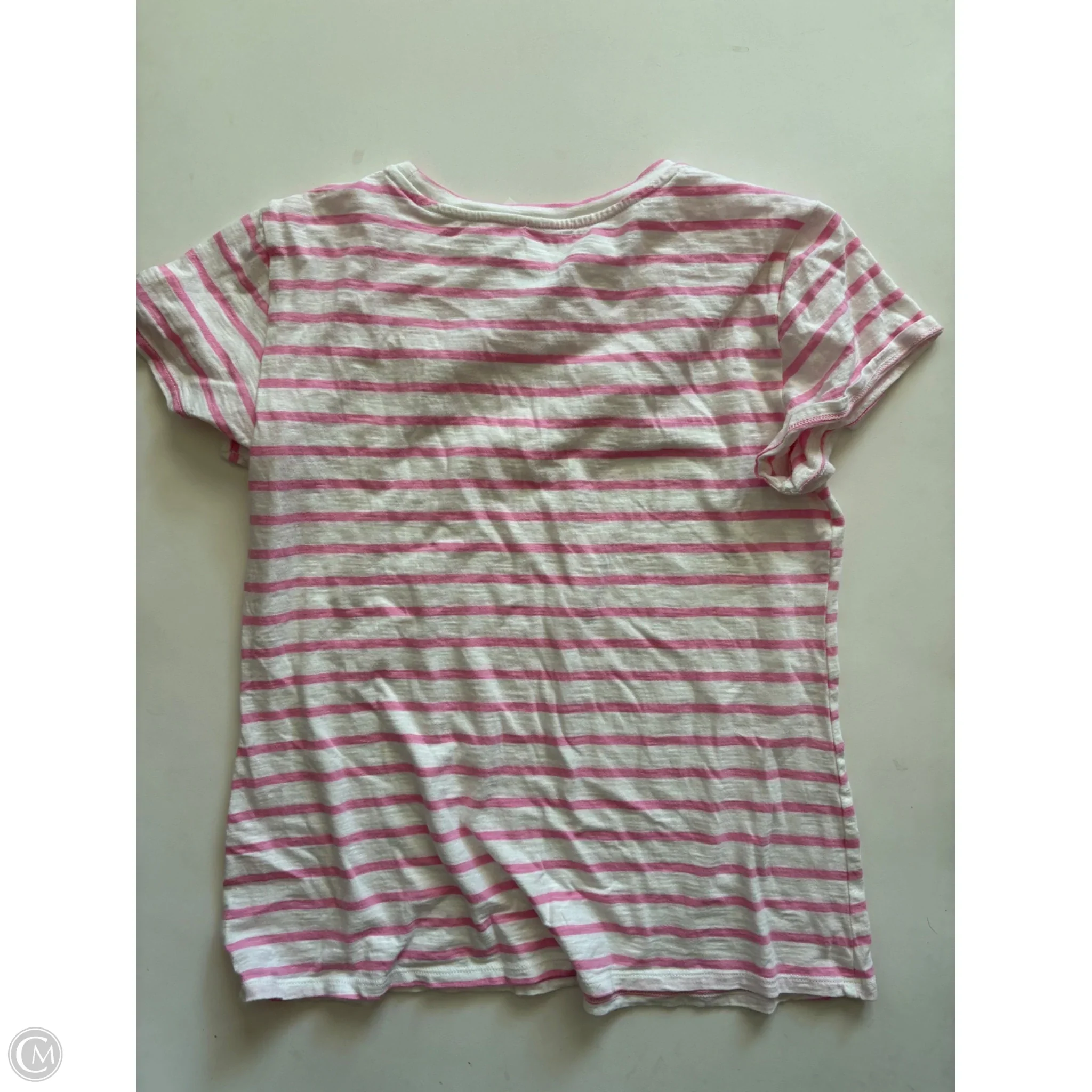 Top Short Sleeve By Lc Lauren Conrad In Striped Pattern, Size: M - Image 2