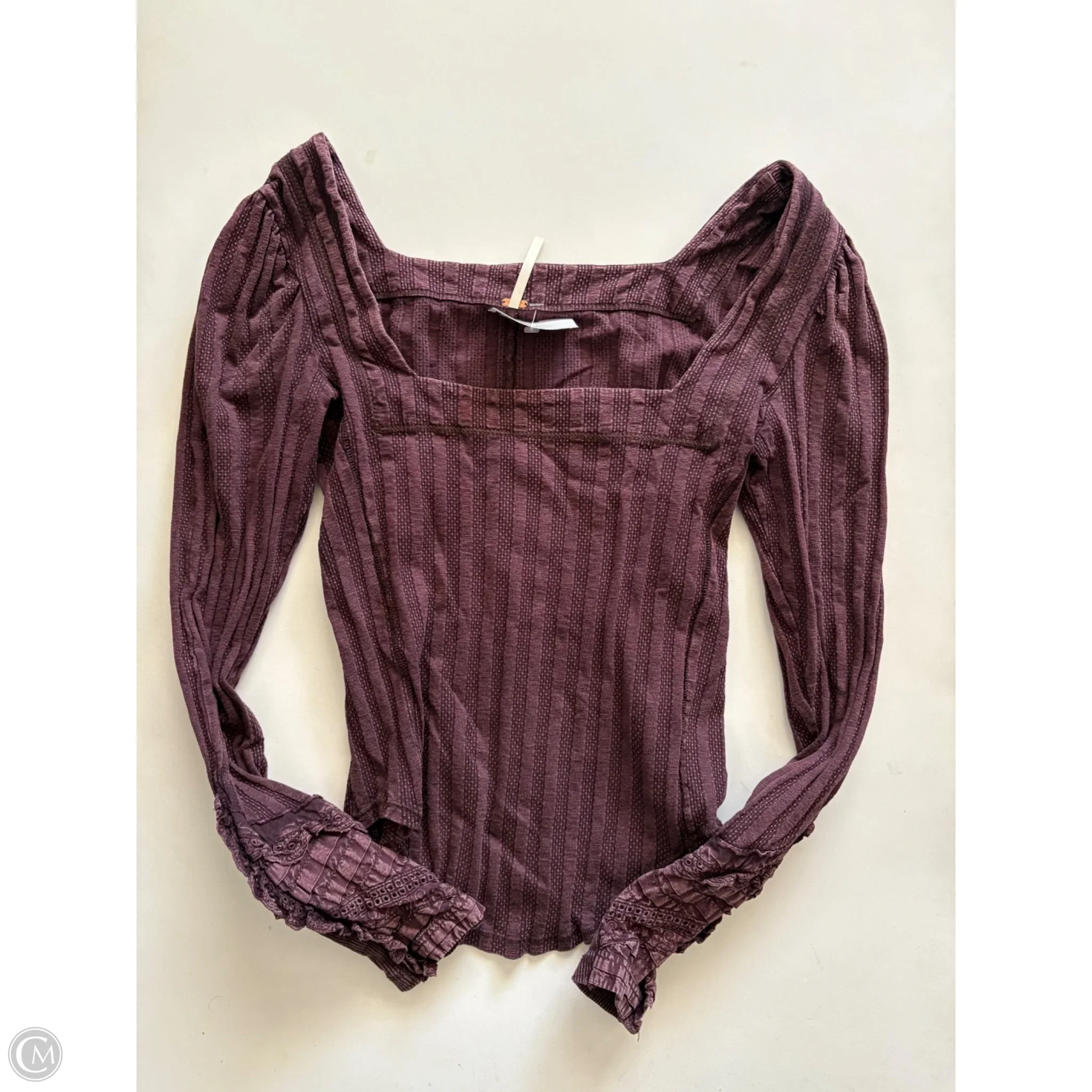 Top Long Sleeve By Free People In Purple, Size: S - Image 1