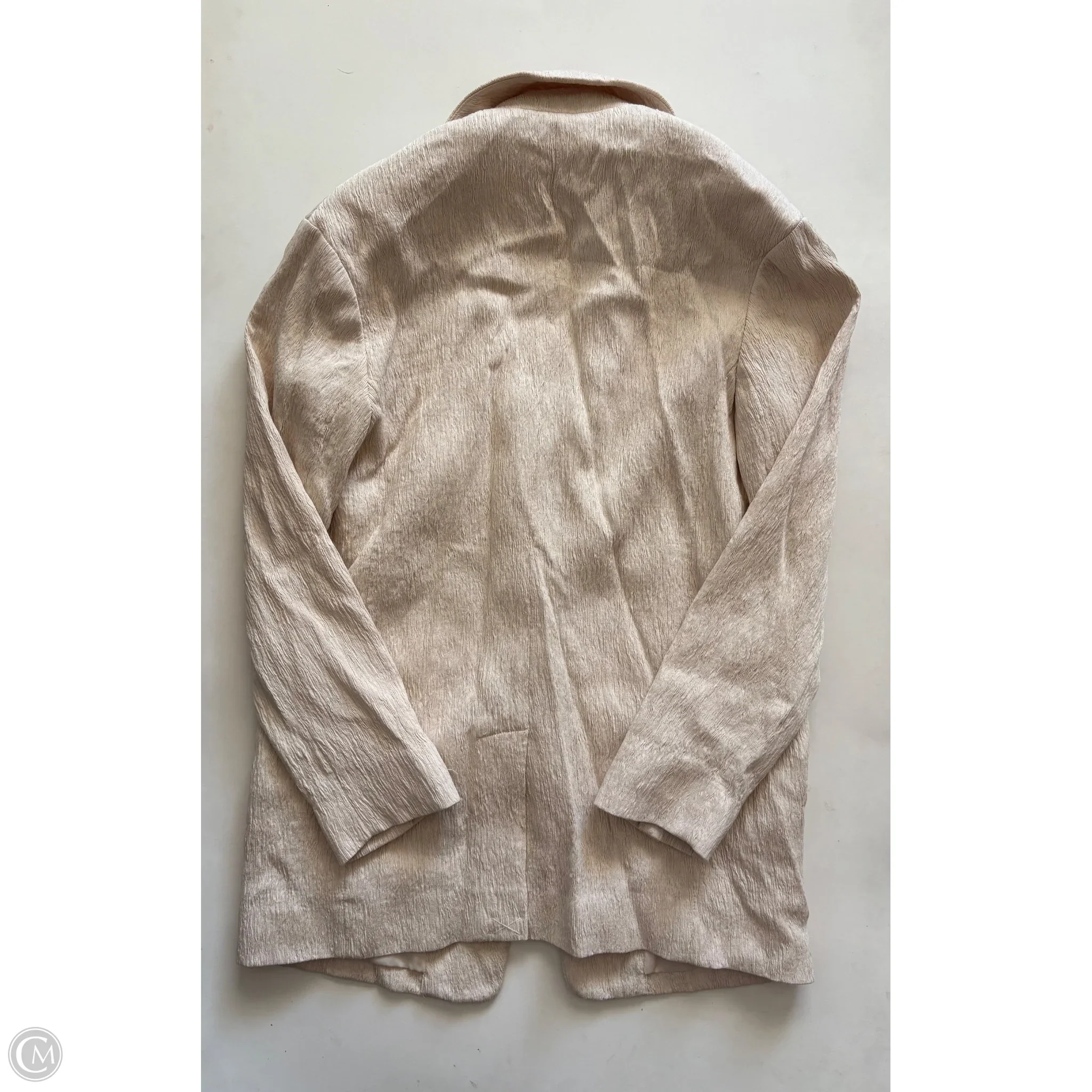 Blazer By Express In Cream, Size: S - Image 2