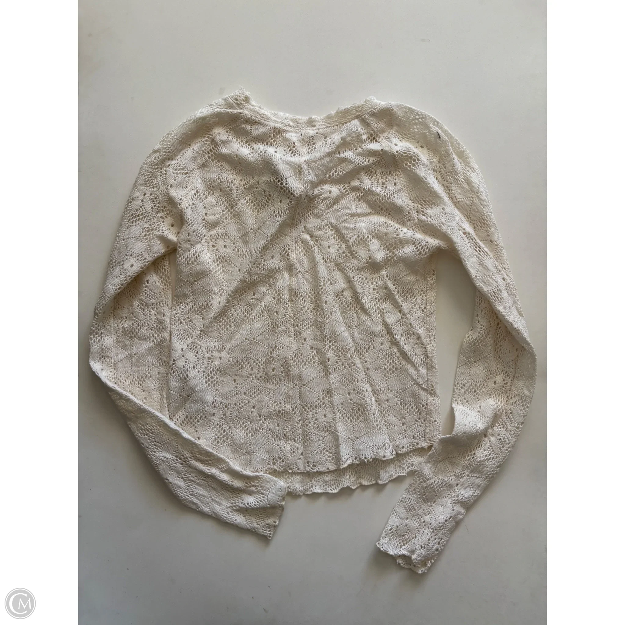 Top Long Sleeve By Free People In Cream, Size: S - Image 2