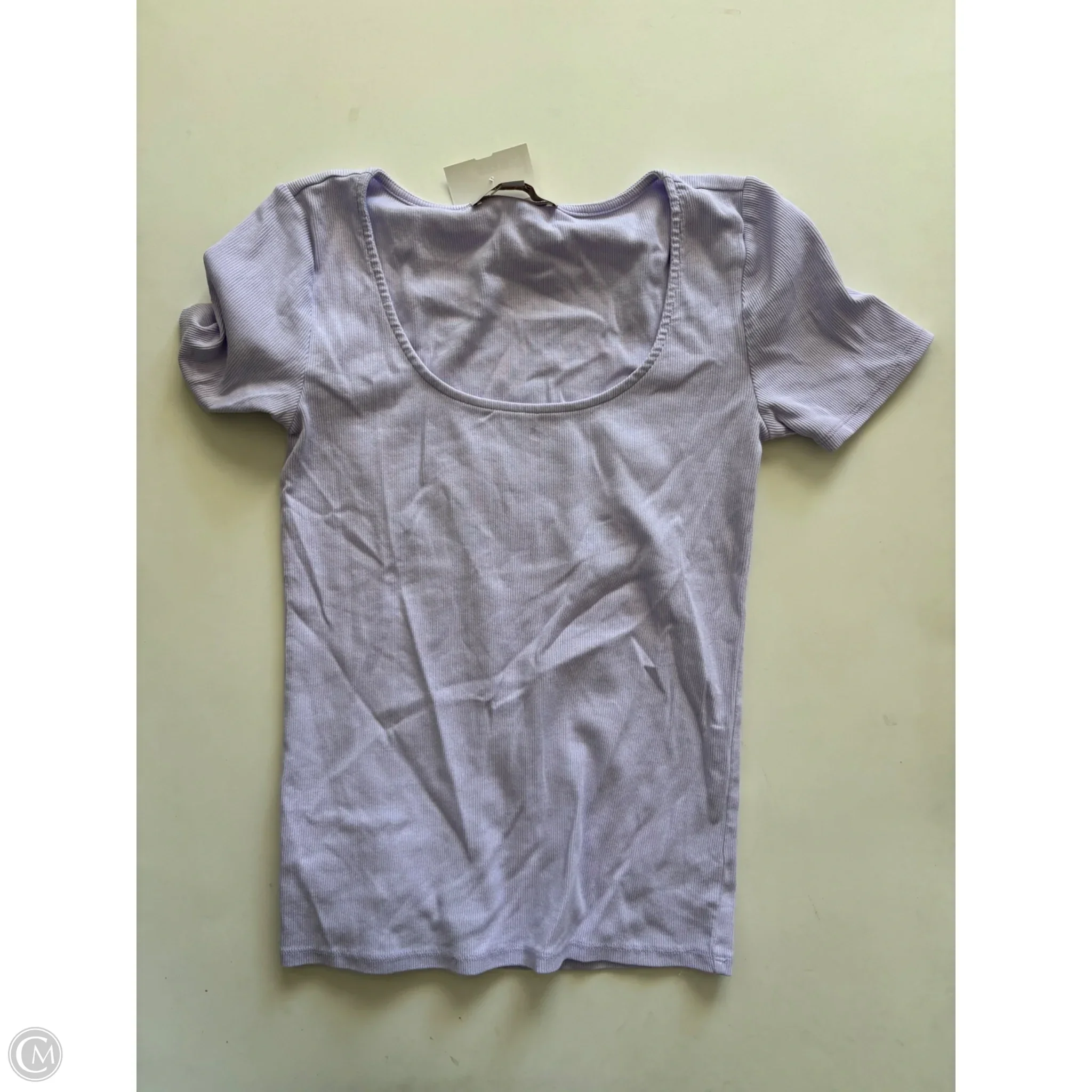 Top Short Sleeve By Loft In Purple, Size: S - Image 1