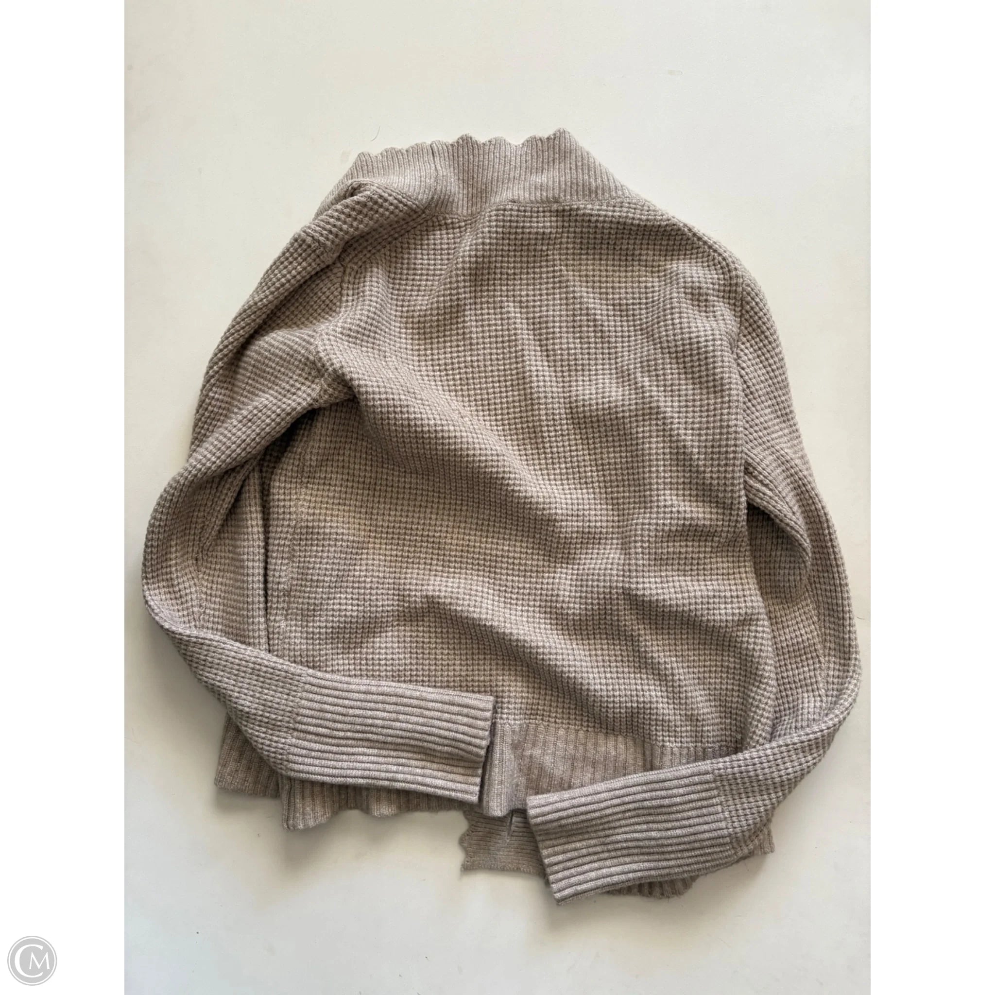 Sweater Cardigan By Cyrus In Tan, Size: S - Image 2