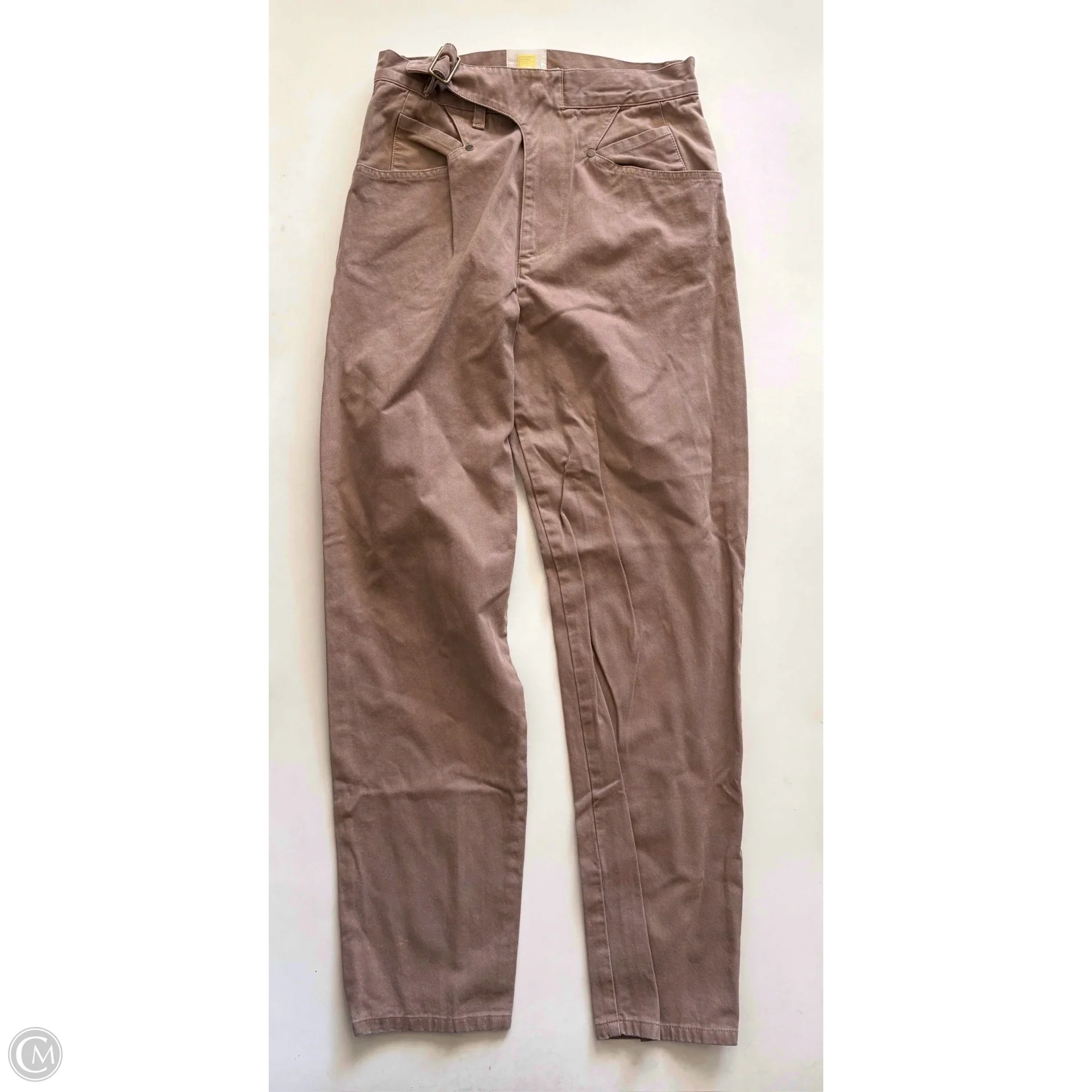 Jeans Straight By Noam In Tan, Size: 2 - Image 1