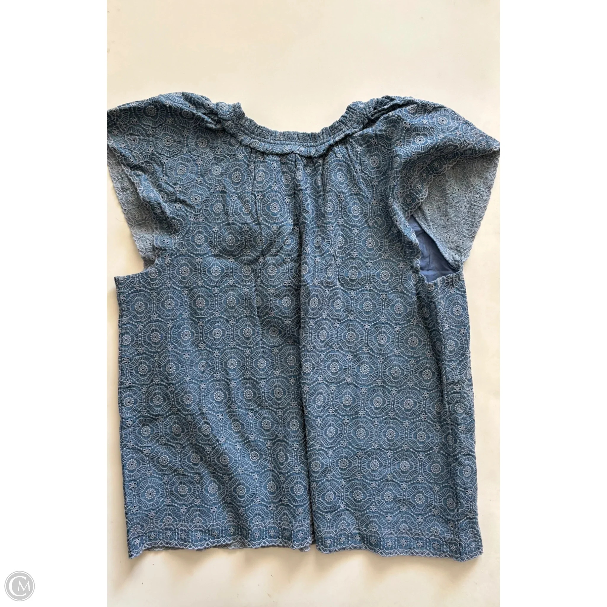 Top Short Sleeve By Crown And Ivy In Blue, Size: L - Image 2