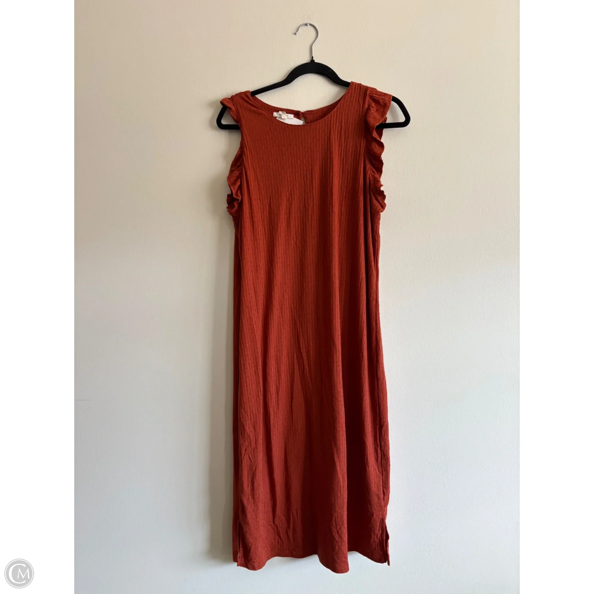 Dress Casual Maxi By Maurices In Orange, Size: Xl - Image 1