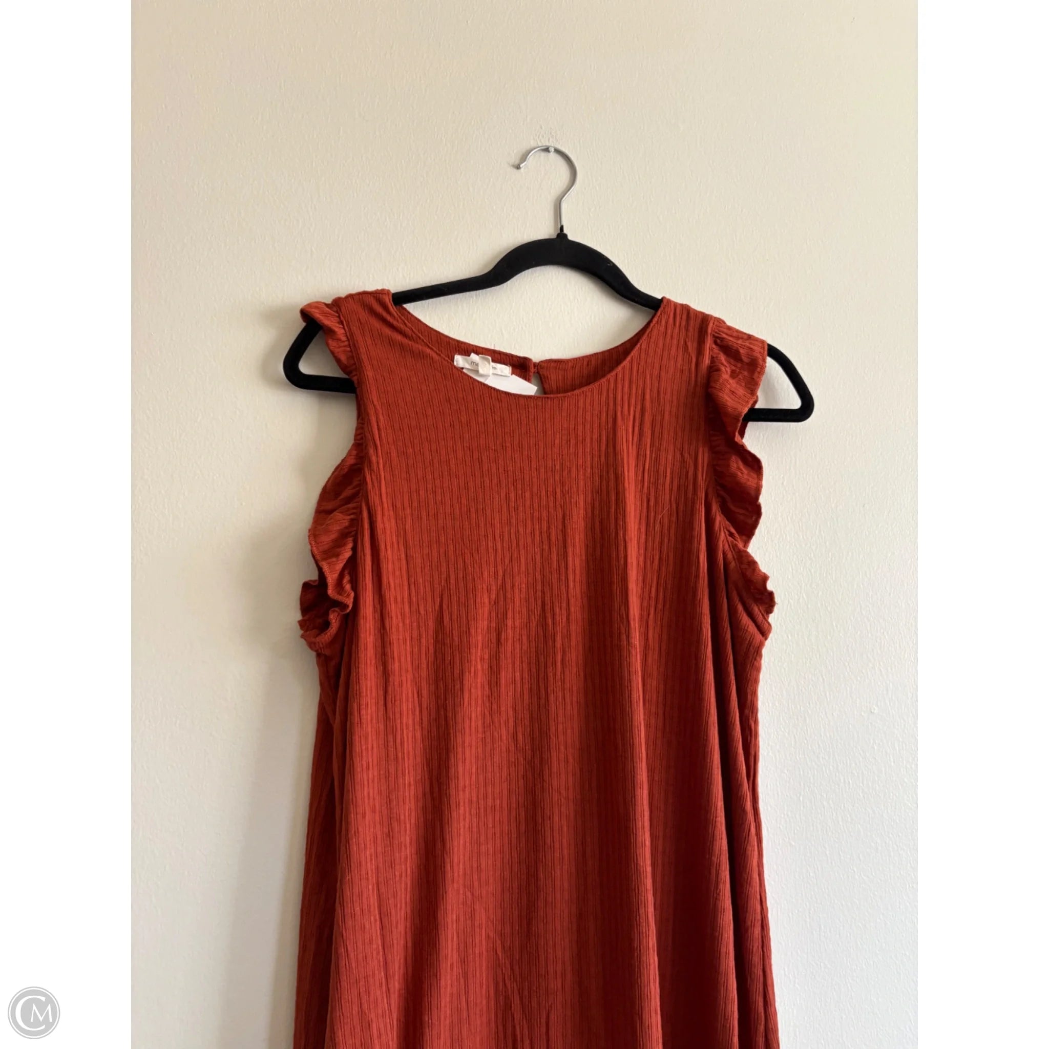 Dress Casual Maxi By Maurices In Orange, Size: Xl - Image 3