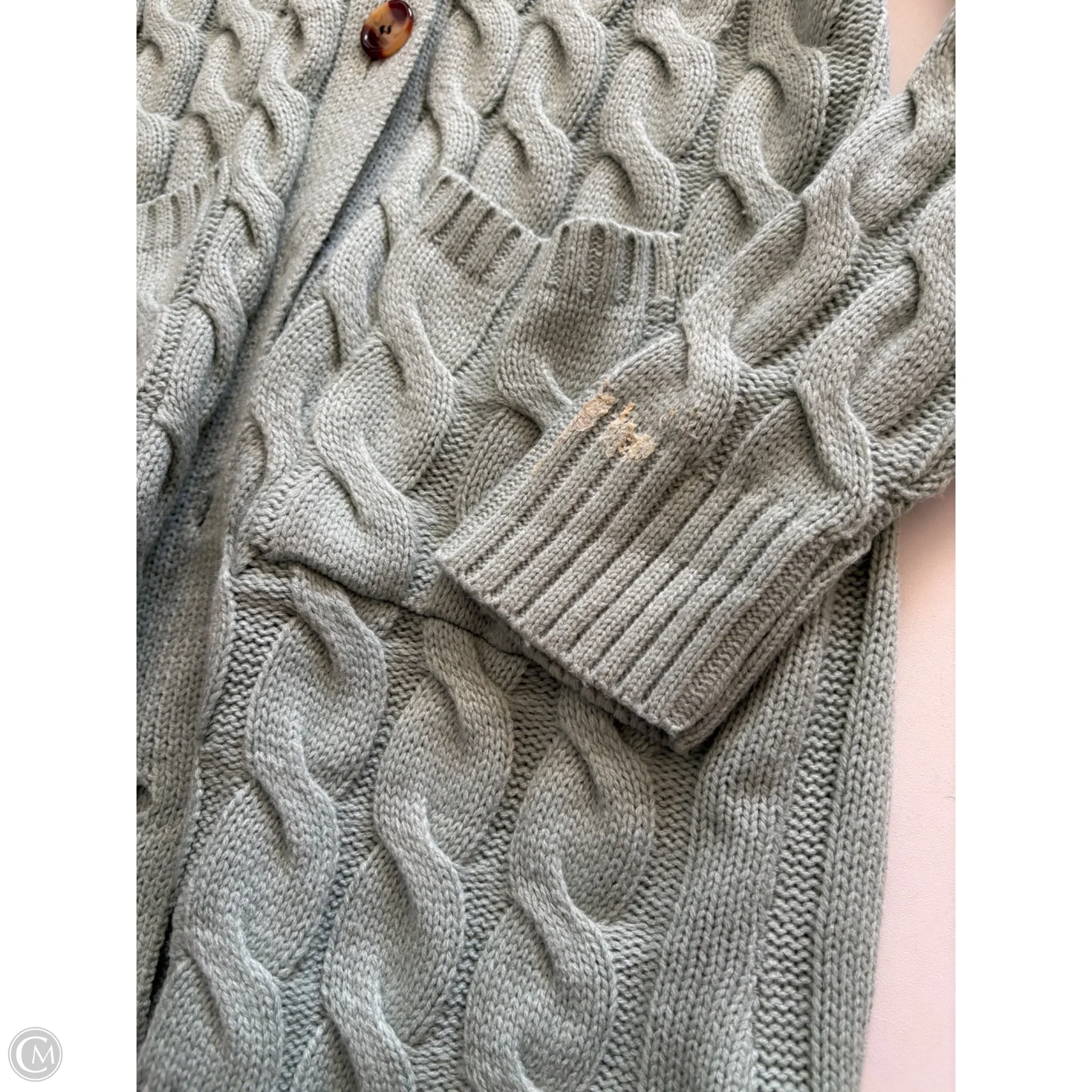 Sweater Cardigan By Cmc In Green, Size: S - Image 3