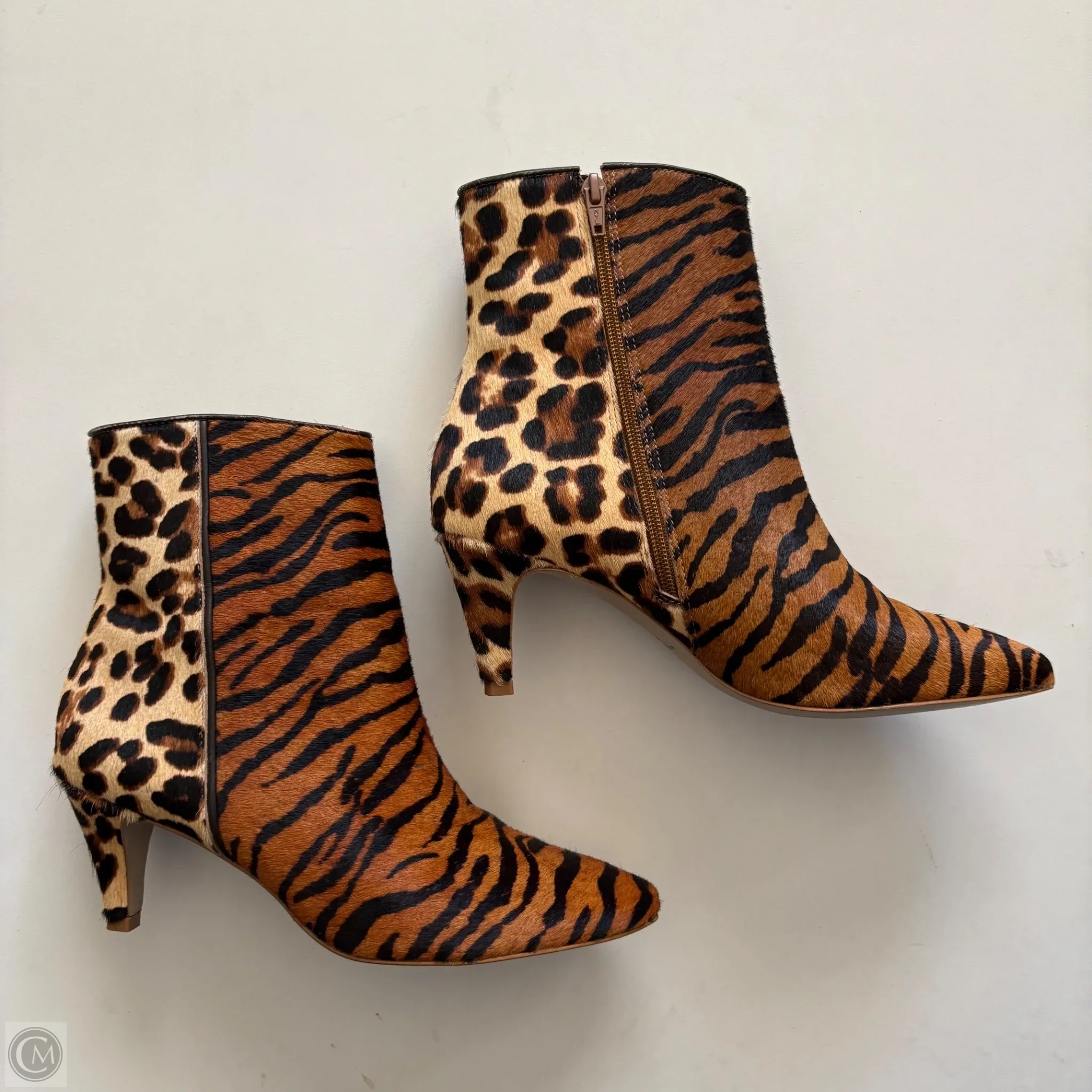 Boots Ankle Heels By Matisse In Animal Print, Size: 8 - Image 2