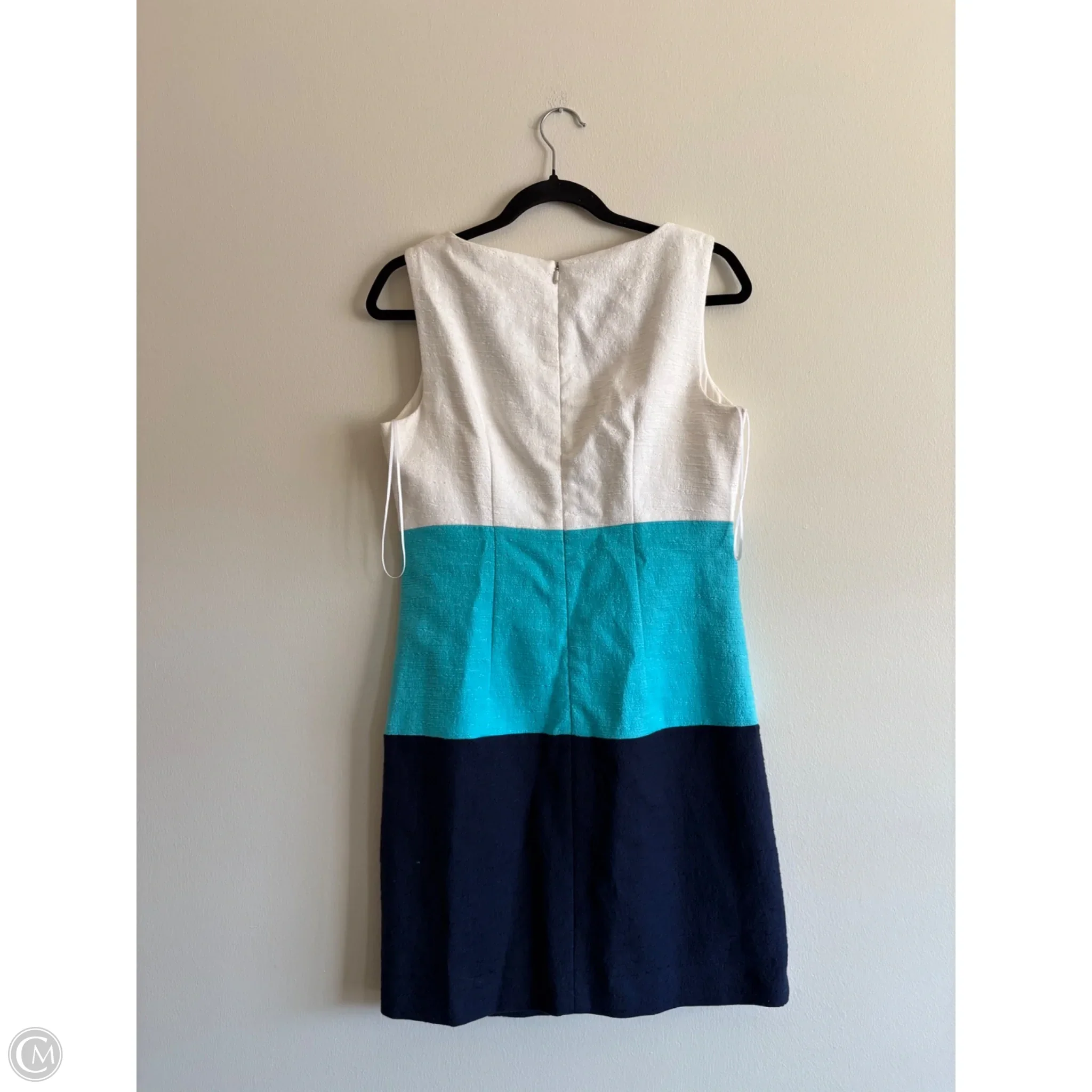 Dress Casual Midi By Trina Turk In Blue & White, Size: S - Image 2