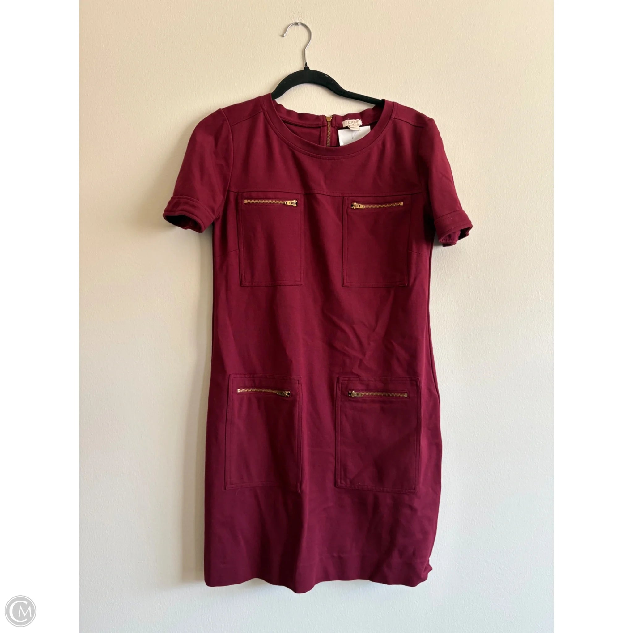 Dress Work By J. Crew In Maroon, Size: S - Image 1